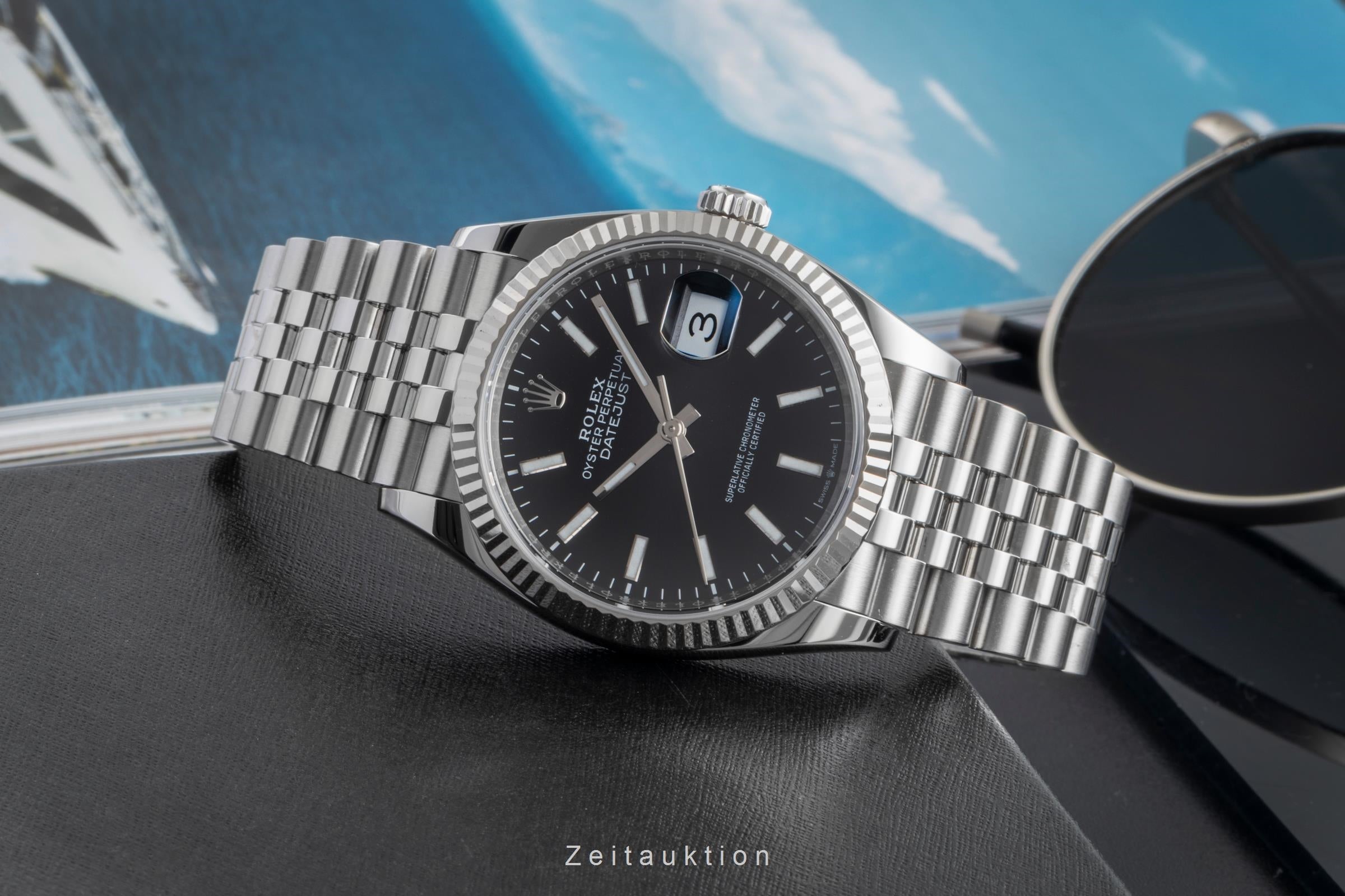 Rolex Datejust steel / white gold automatic Kal. 3235 Ref. 126234