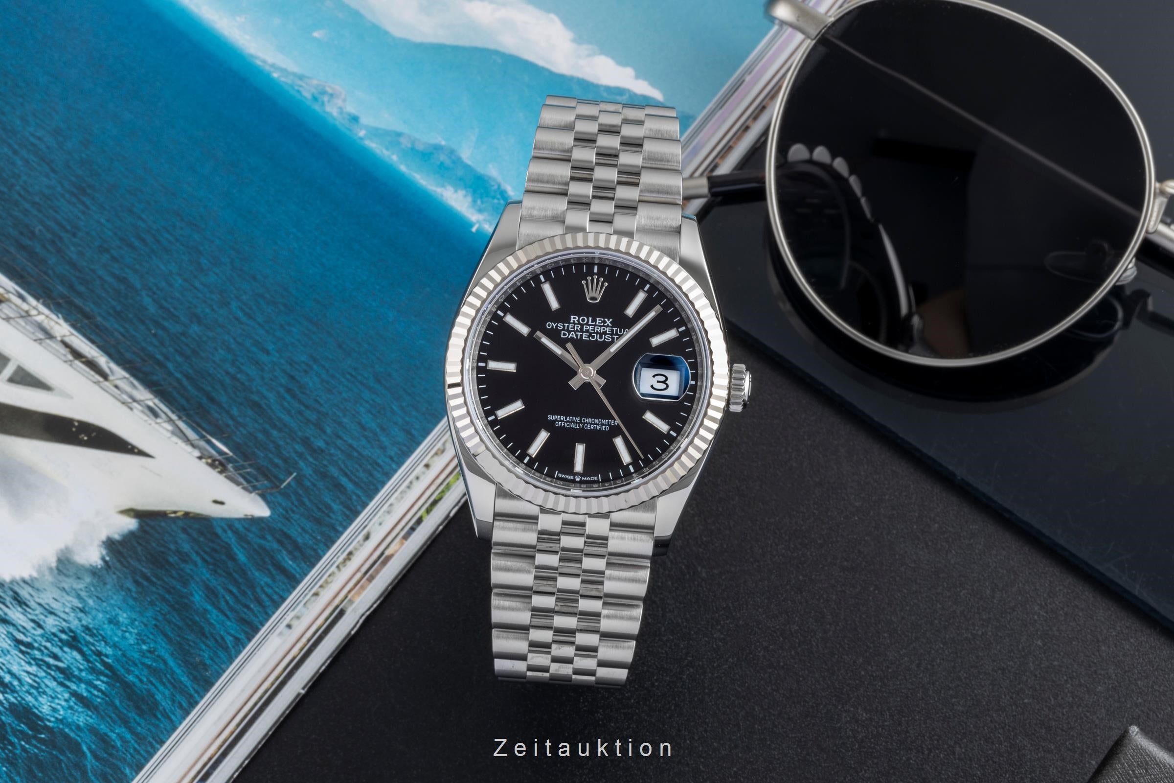 Rolex Datejust  Stahl / Weissgold Automatik Herrenuhr Ref. 126234 B&P 2021 [2507058]