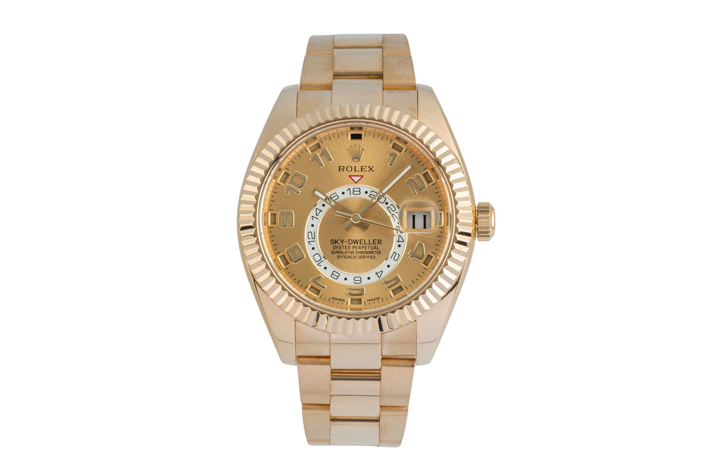 Rolex Sky-Dweller 18 ct gold automatic men's watch 326938 LP: 54700EUR  [2507064]