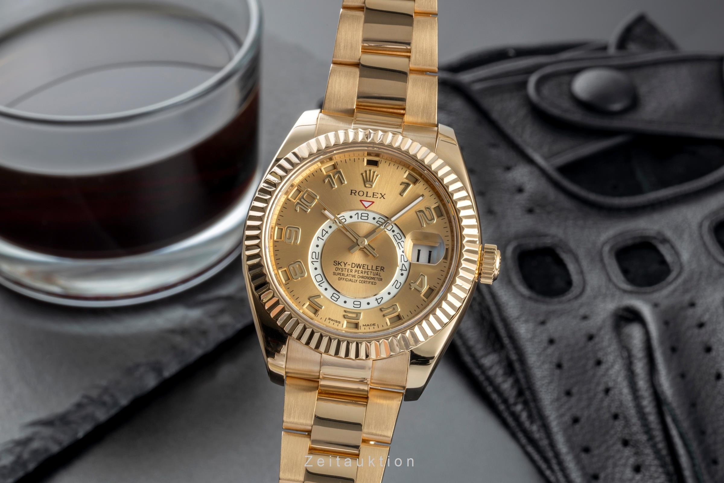 Rolex Sky-Dweller 18 ct gold automatic men's watch 326938 LP: 54700EUR  [2507064]