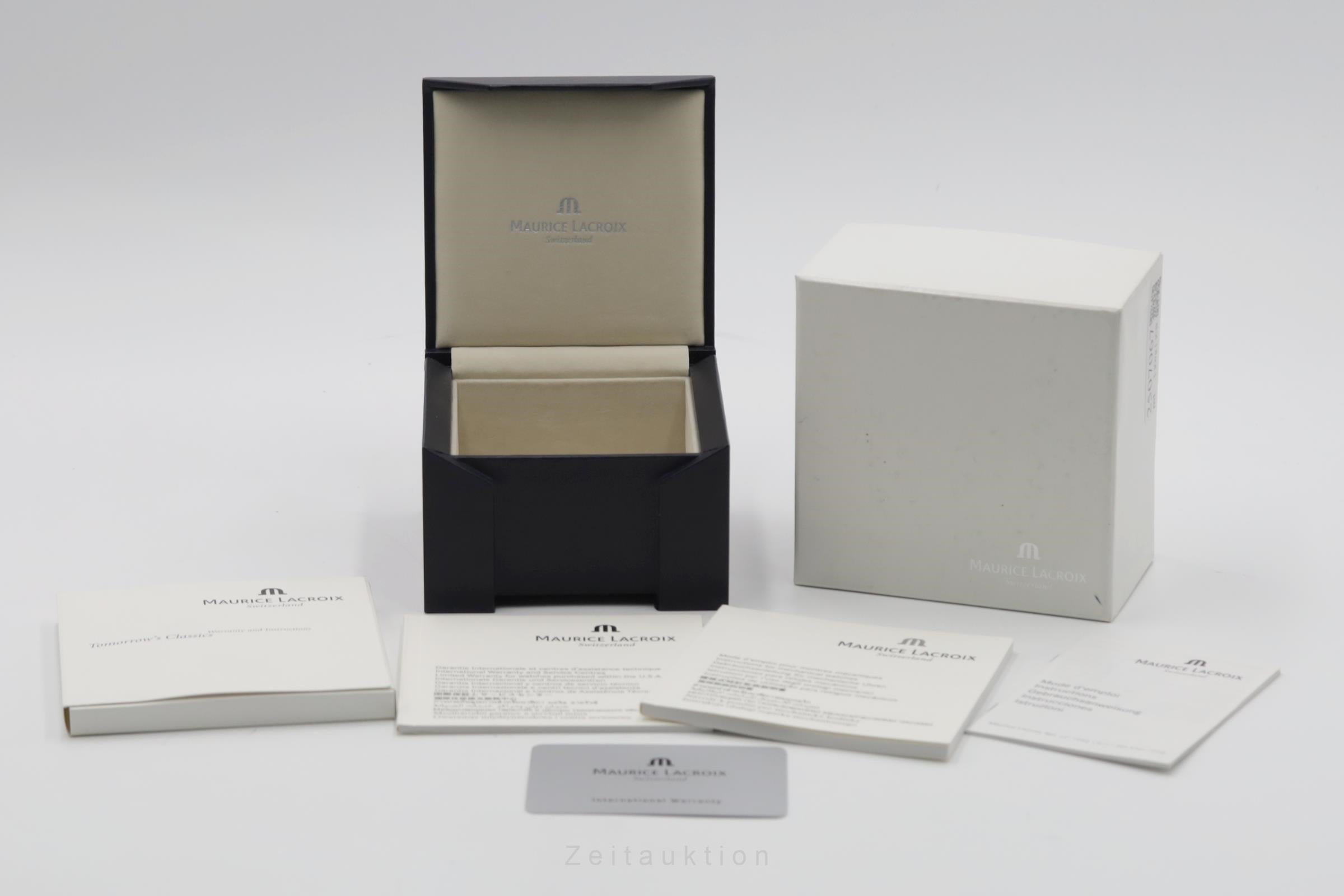 Maurice Lacroix Les Classiques Stahl Quarz Ref. LC1048-SS002-110 B&P [2507067]