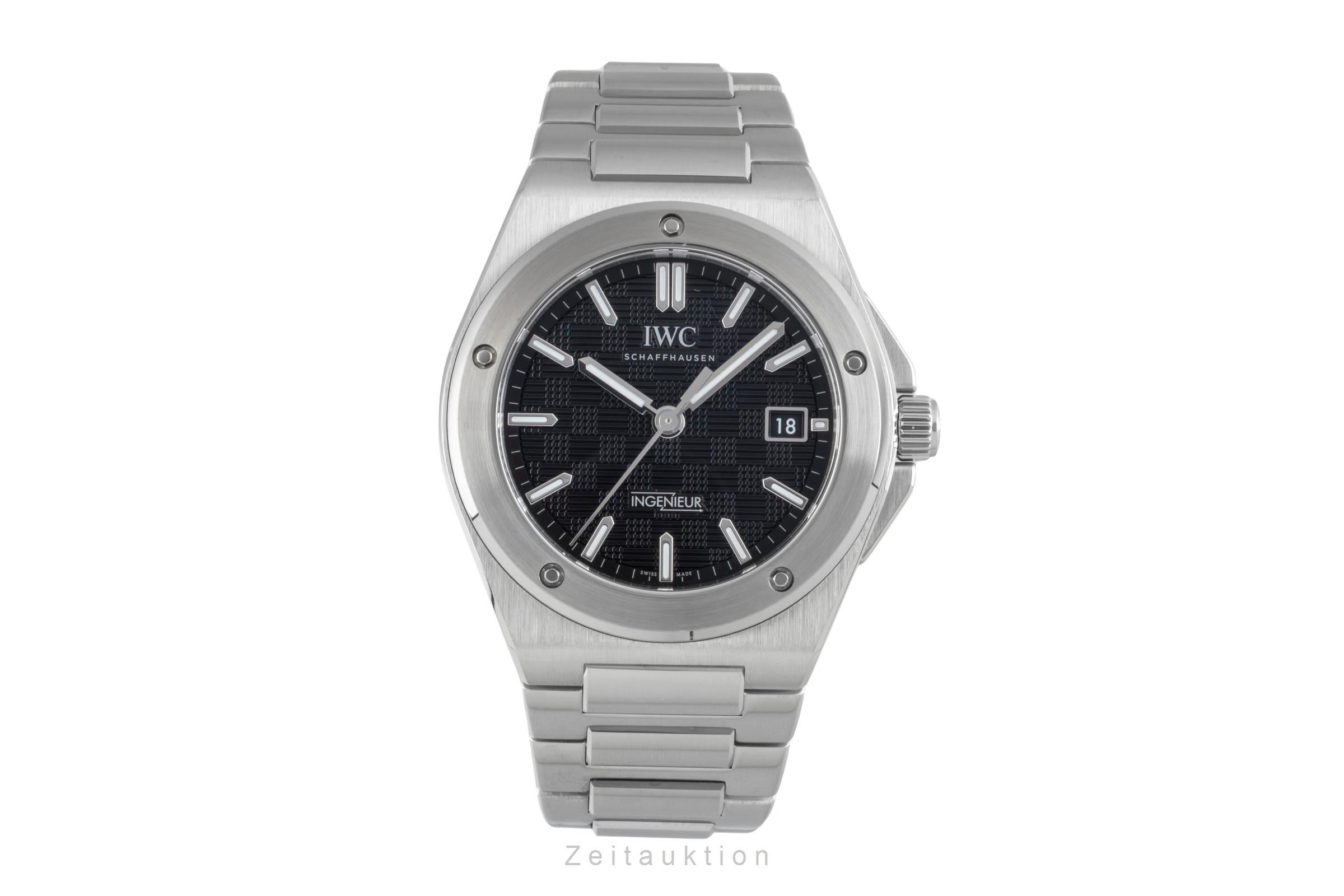 IWC Ingenieur acier automatique montre pour hommes IW328901 LP: 12900EUR  [2507068]