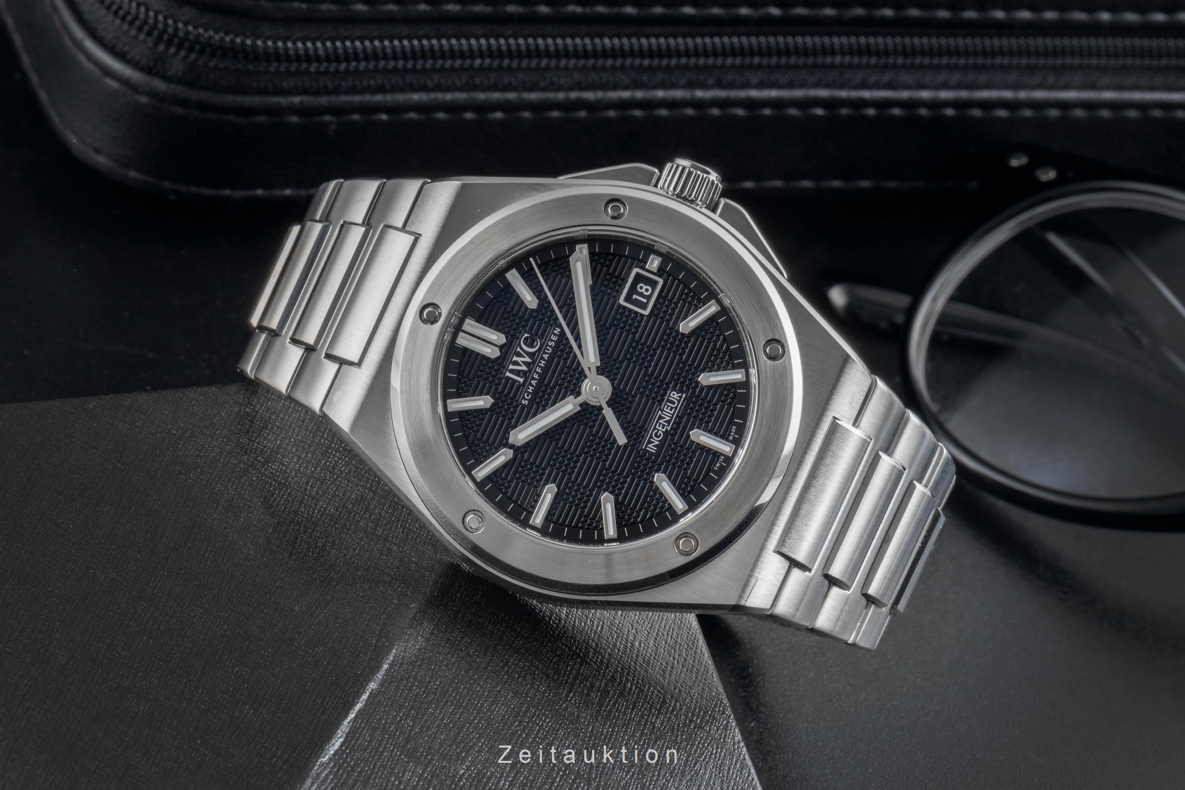 IWC Ingenieur acier automatique montre pour hommes IW328901 LP: 12900EUR  [2507068]