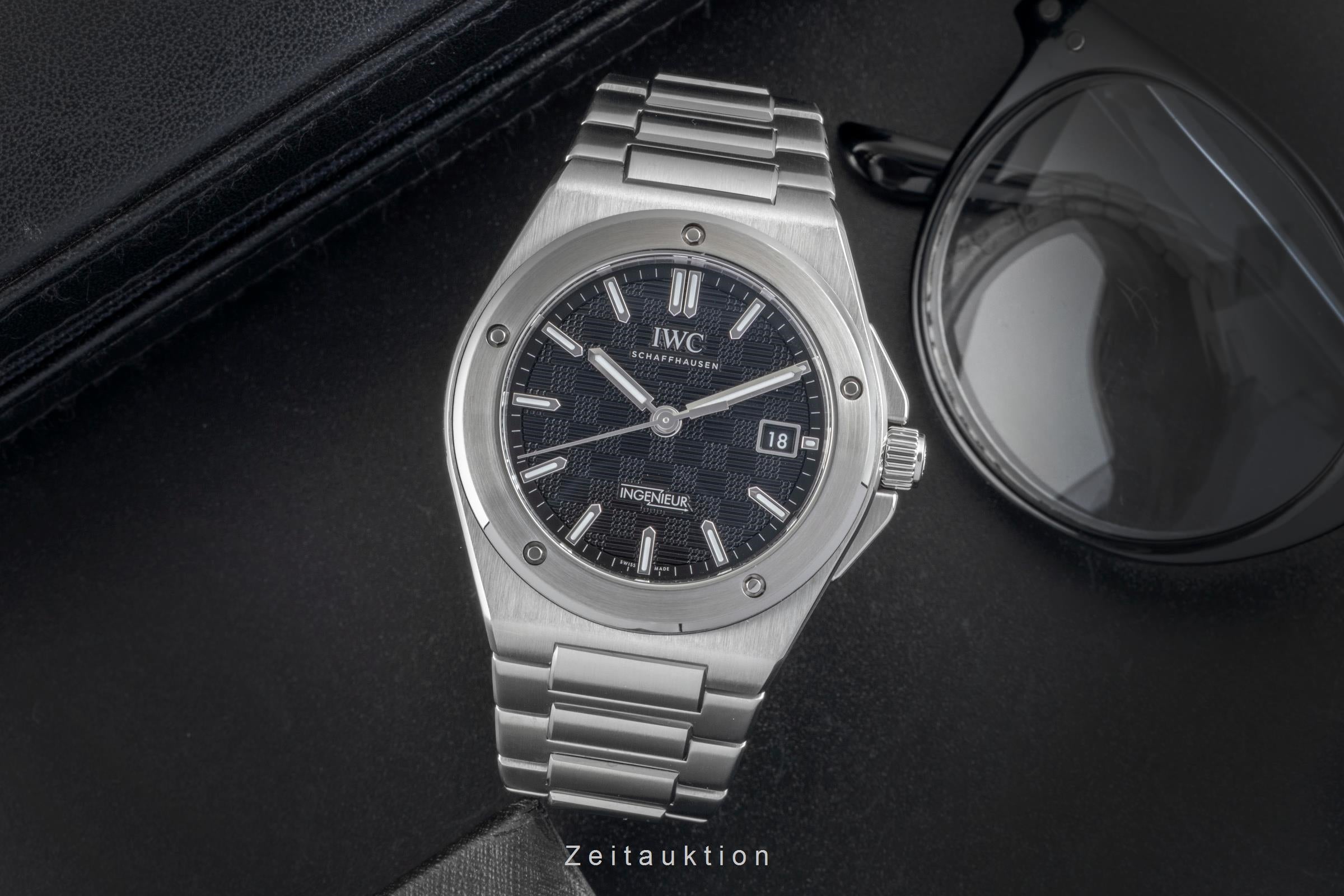 IWC Ingenieur acier automatique montre pour hommes IW328901 LP: 12900EUR  [2507068]