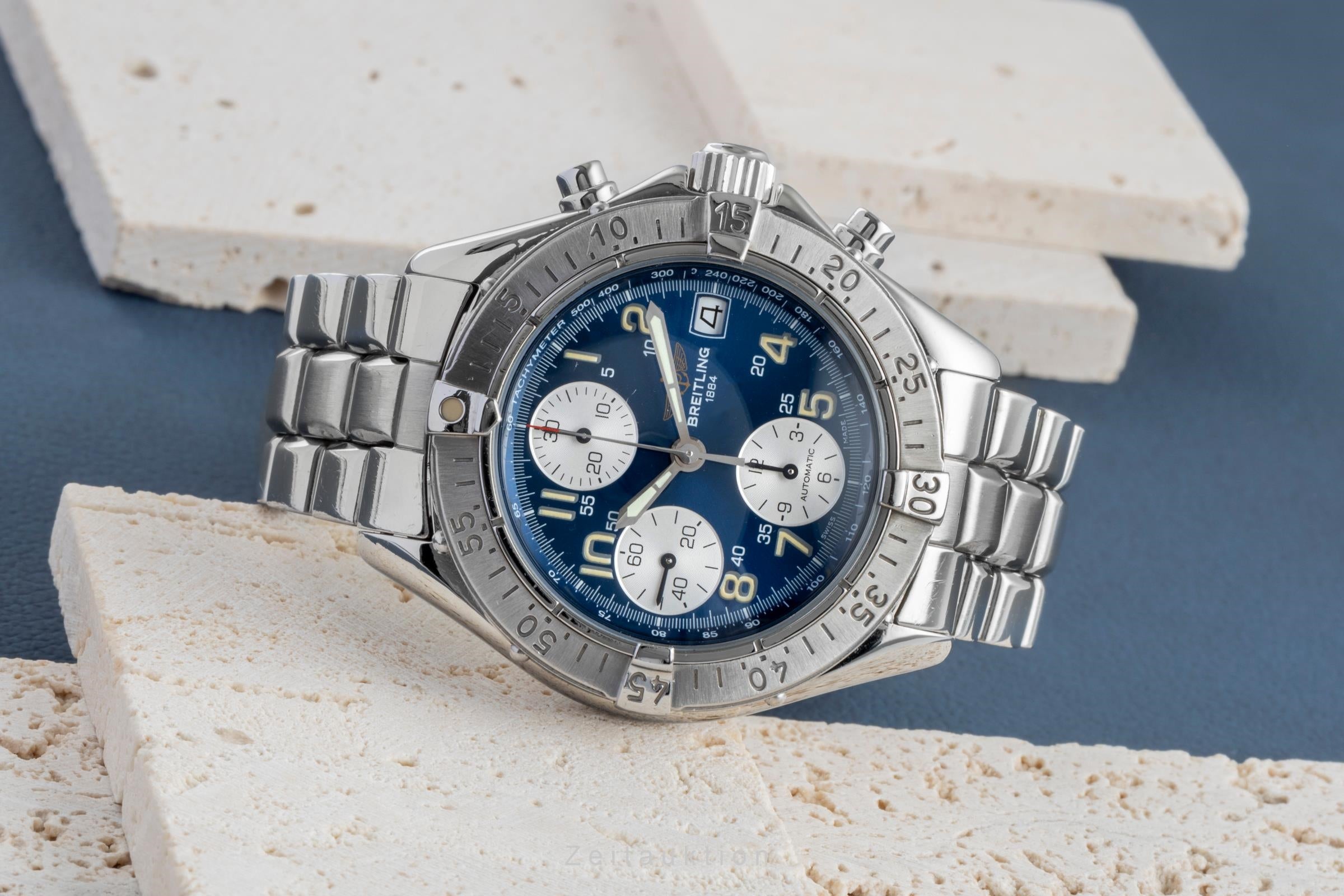 Breitling Colt Chronograph steel automatic Kal. B13 Ref. A13035.1
