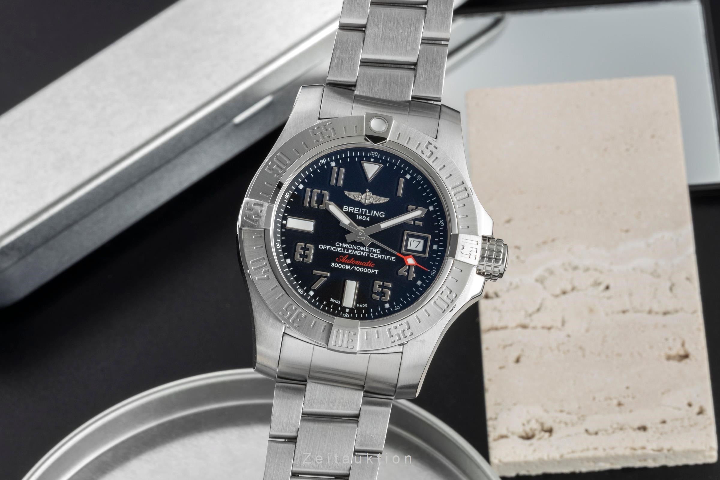 Breitling Avenger II Seawolf acier automatique montre pour hommes A17331101B2A1  [2507074]