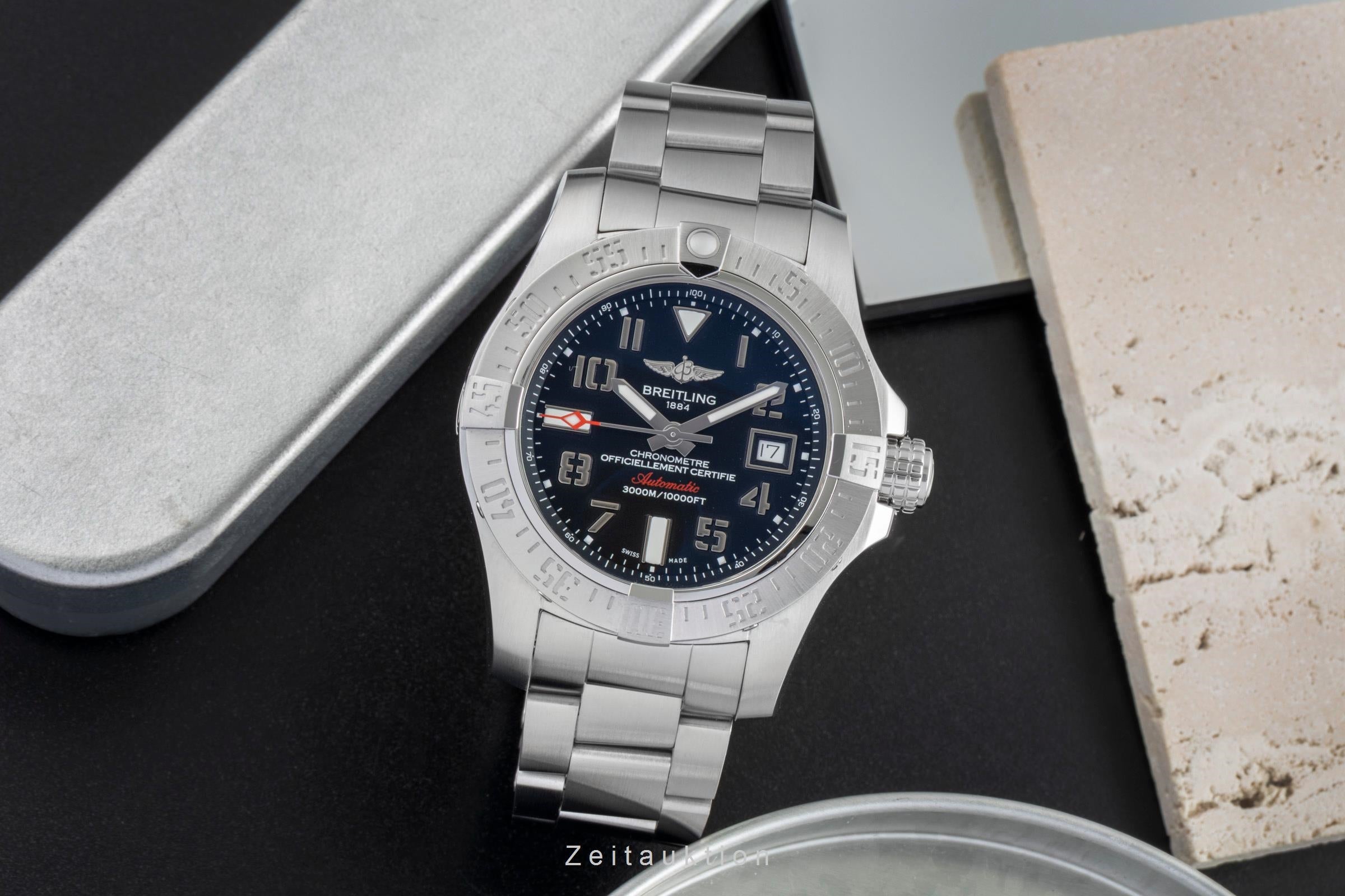 Breitling Avenger II Seawolf steel automatic men's watch A17331101B2A1  [2507074]