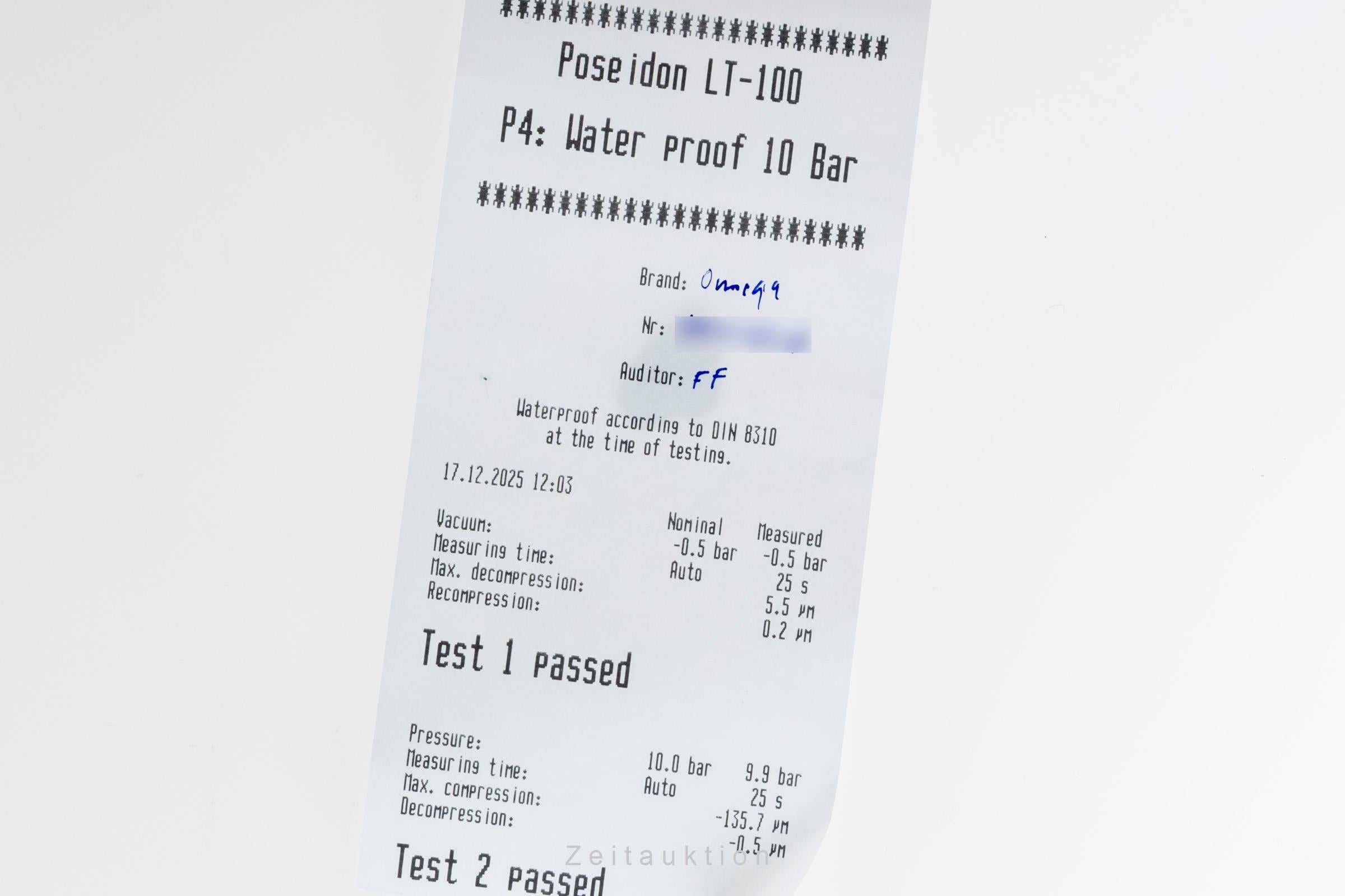 Omega Railmaster steel automatic men's watch 220.10.40.20.01.001  [2507075]