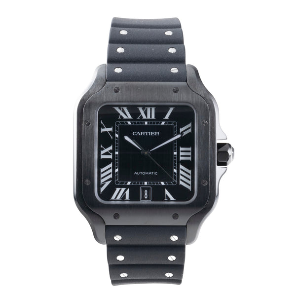 Cartier Santos acero automático reloj para caballeros WSSA0039 LP: 9450EUR  [2507077]
