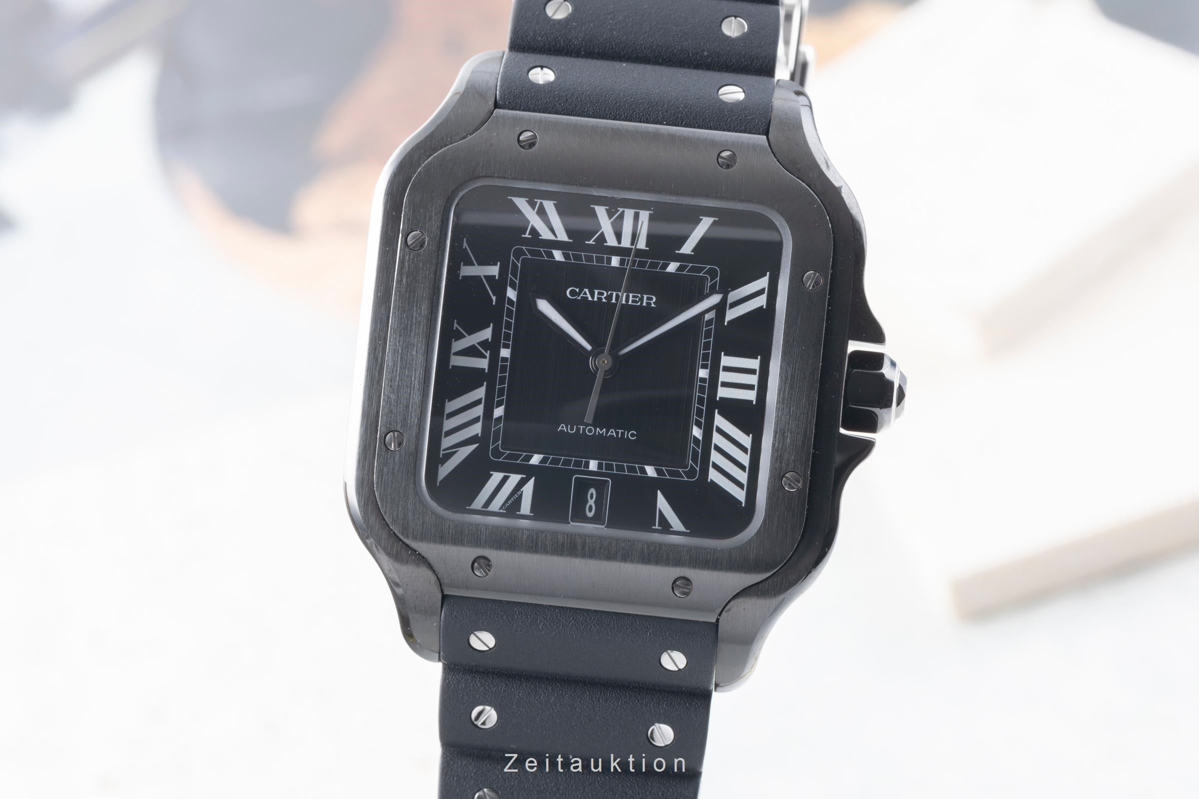 Cartier Santos steel automatic men's watch WSSA0039 LP: 9450EUR  [2507077]