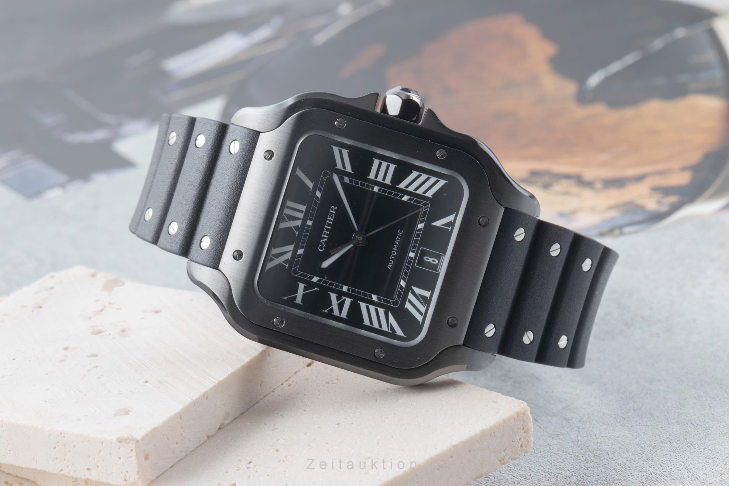 Cartier Santos acero automático reloj para caballeros WSSA0039 LP: 9450EUR  [2507077]