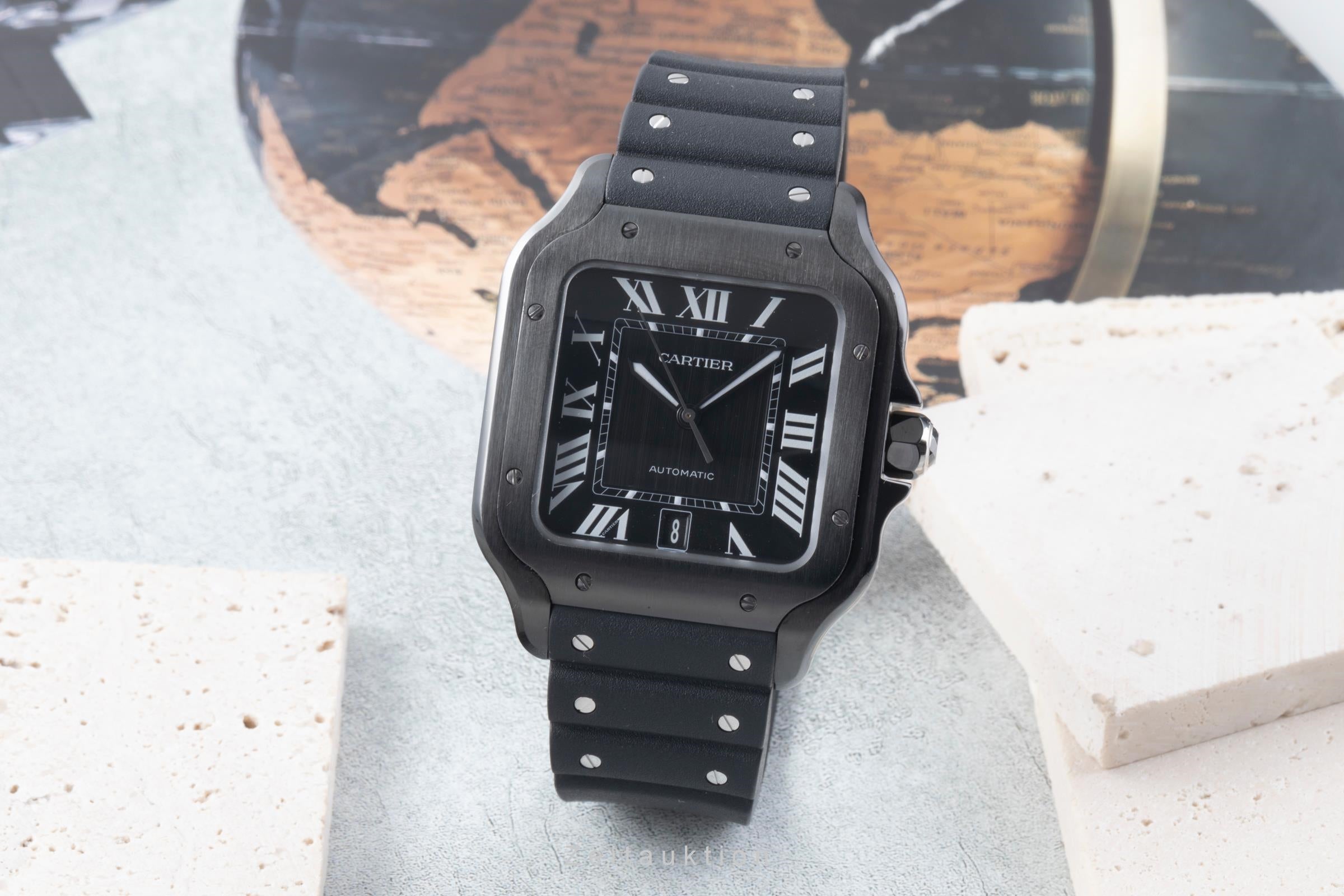 Cartier Santos acero automático reloj para caballeros WSSA0039 LP: 9450EUR  [2507077]