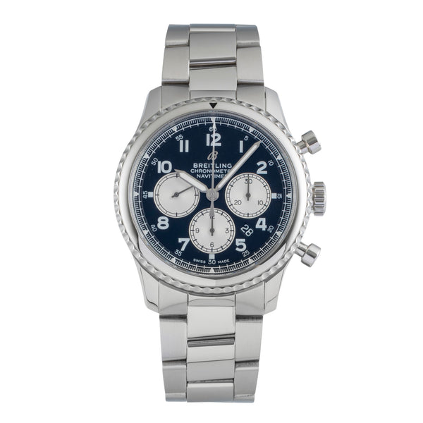 Breitling Navitimer chronograph steel automatic men's watch AB0117  [2507081]
