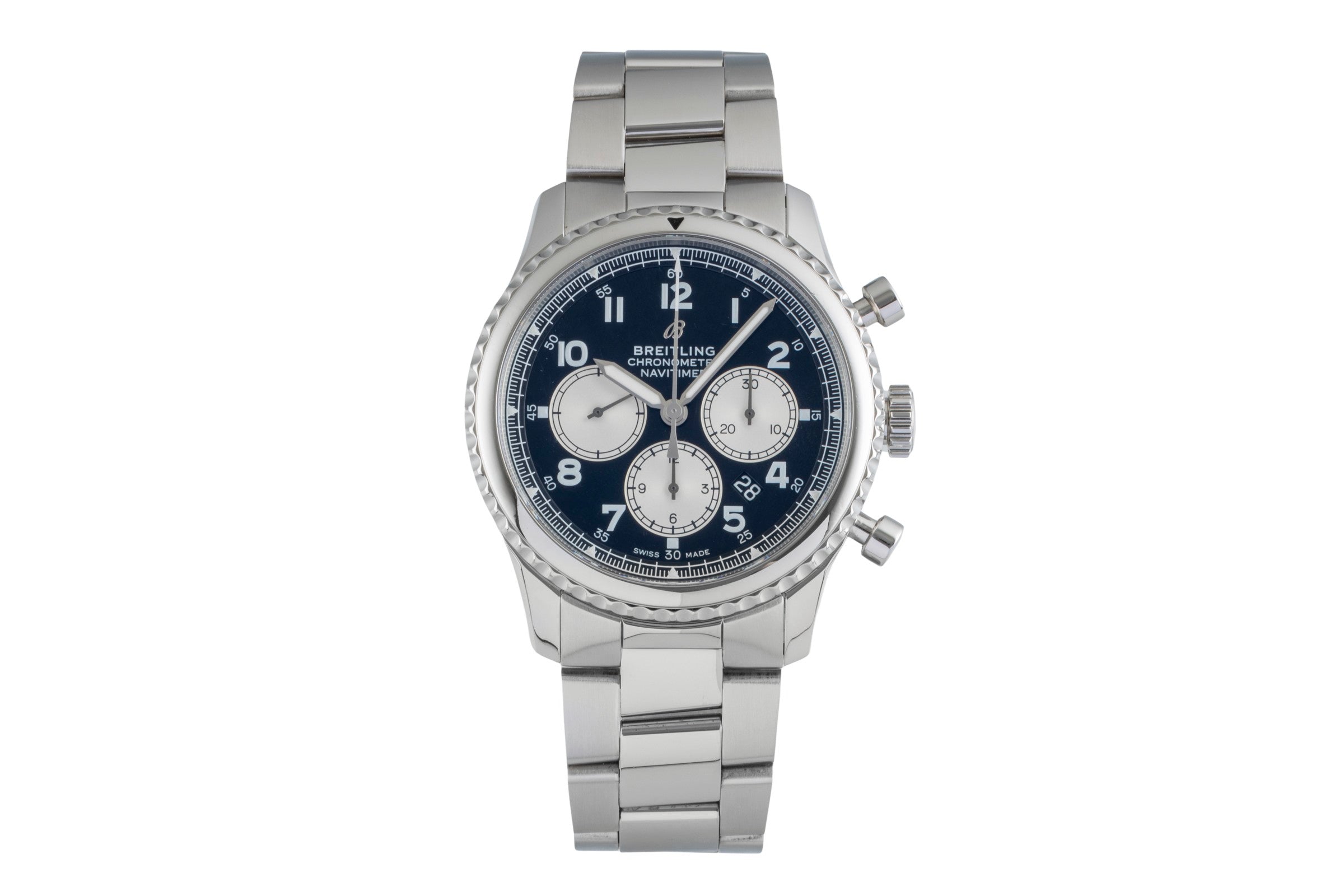 Breitling Navitimer chronograph steel automatic men's watch AB0117  [2507081]