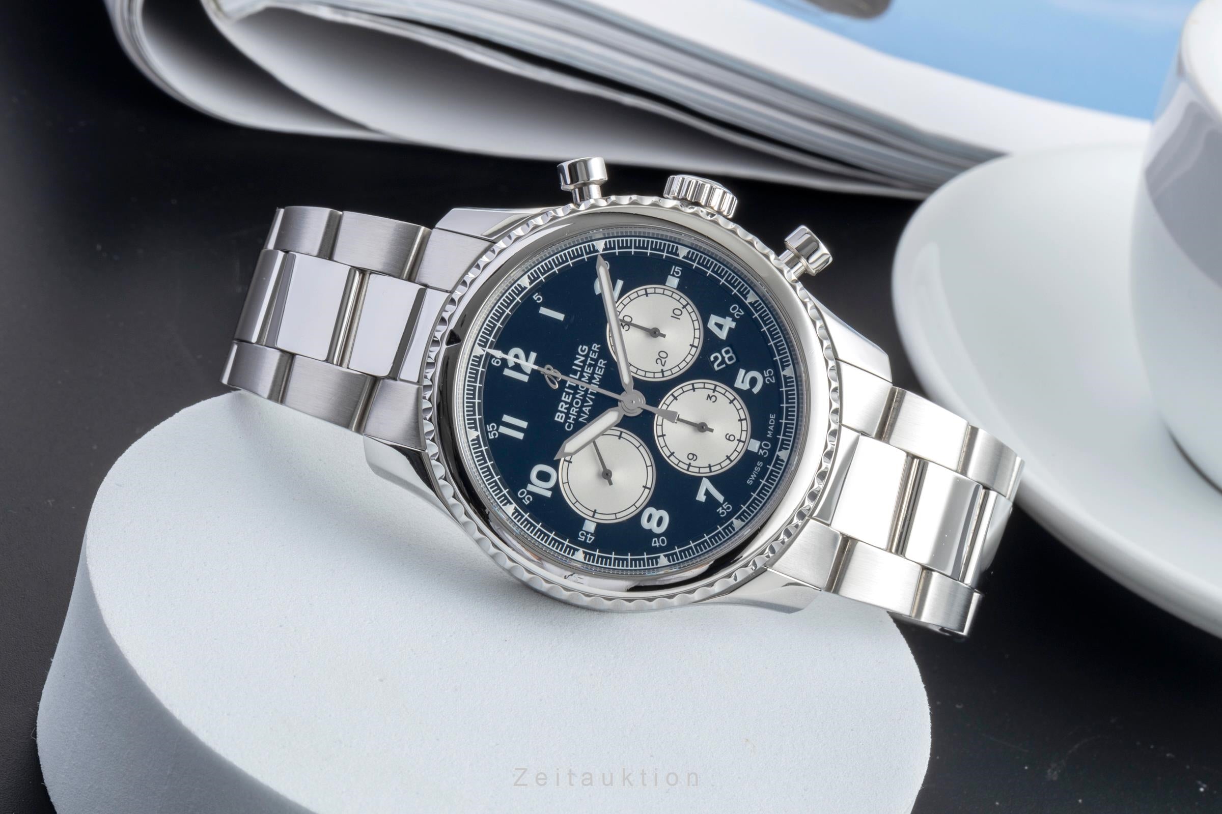 Breitling Navitimer chronograph steel automatic men's watch AB0117  [2507081]