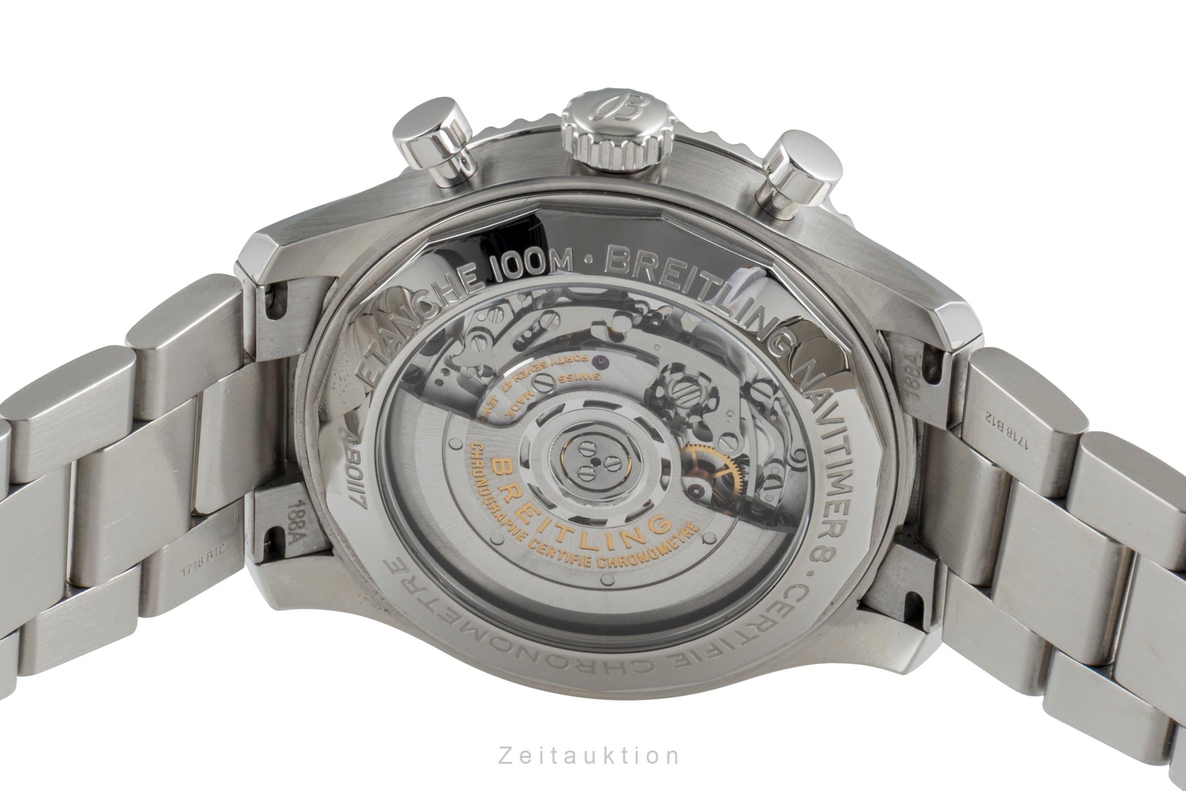 Breitling Navitimer chronograph steel automatic men's watch AB0117  [2507081]
