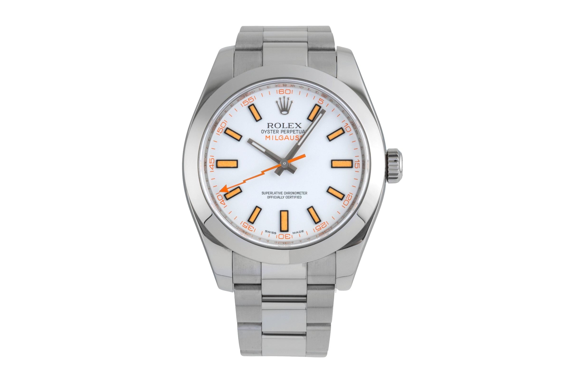 Rolex Milgauss acero automático reloj para caballeros 116400  [2507085]