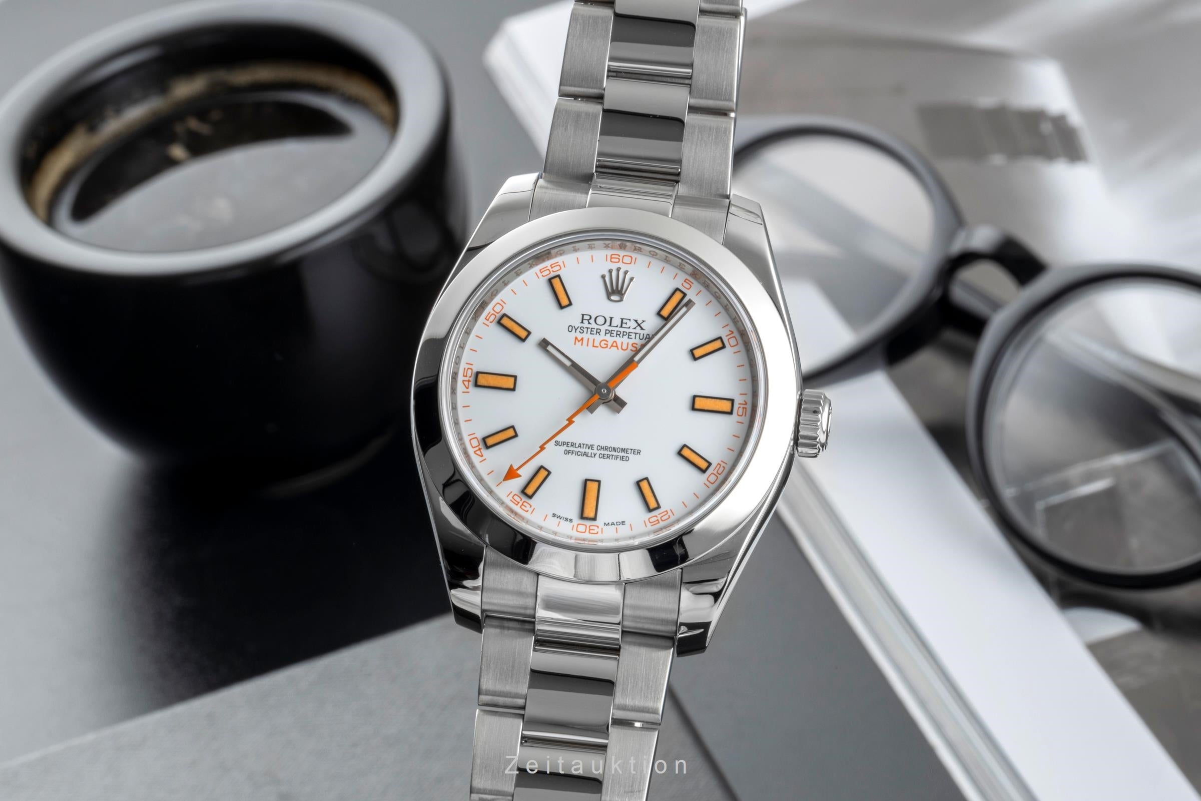 Rolex Milgauss acero automático reloj para caballeros 116400  [2507085]