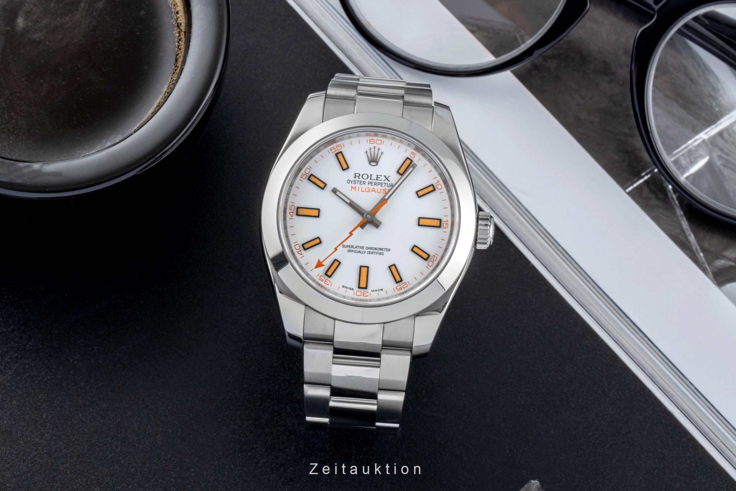 Rolex Milgauss acero automático reloj para caballeros 116400  [2507085]