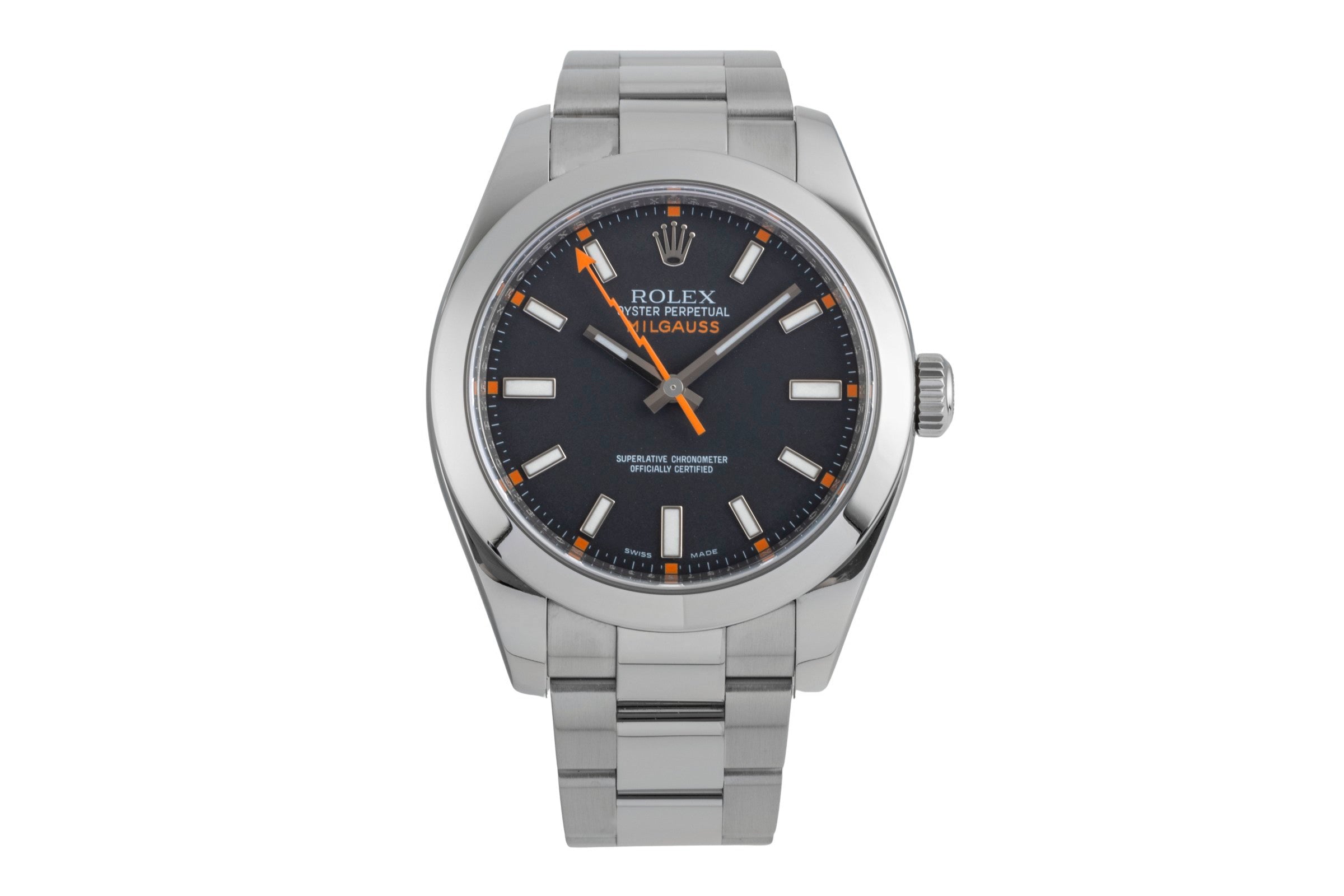 Rolex Milgauss steel automatic men's watch 116400  [2507086]