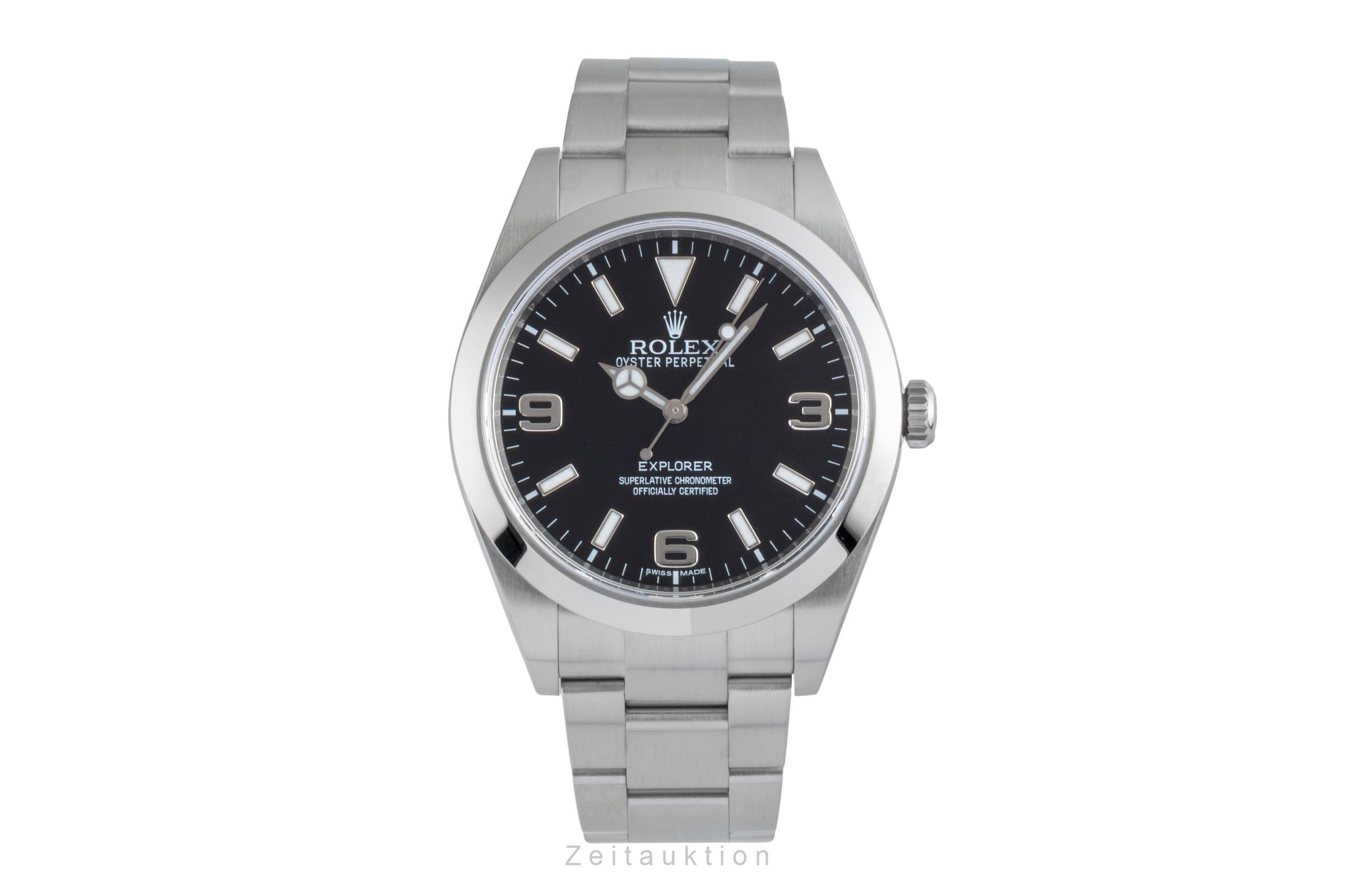 Rolex Explorer steel automatic men's watch 214270  [2507087]