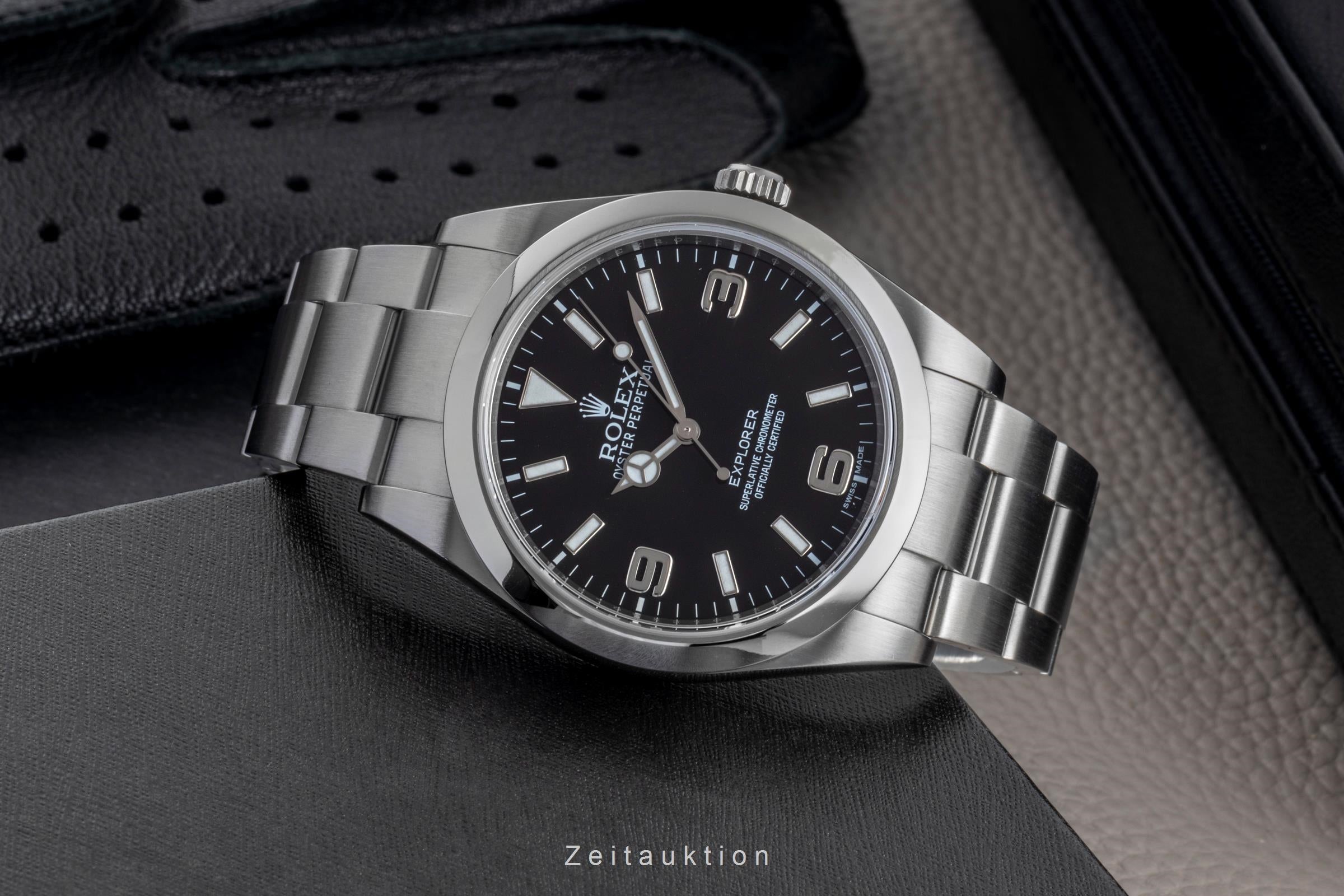 Rolex Explorer steel automatic men's watch 214270  [2507087]