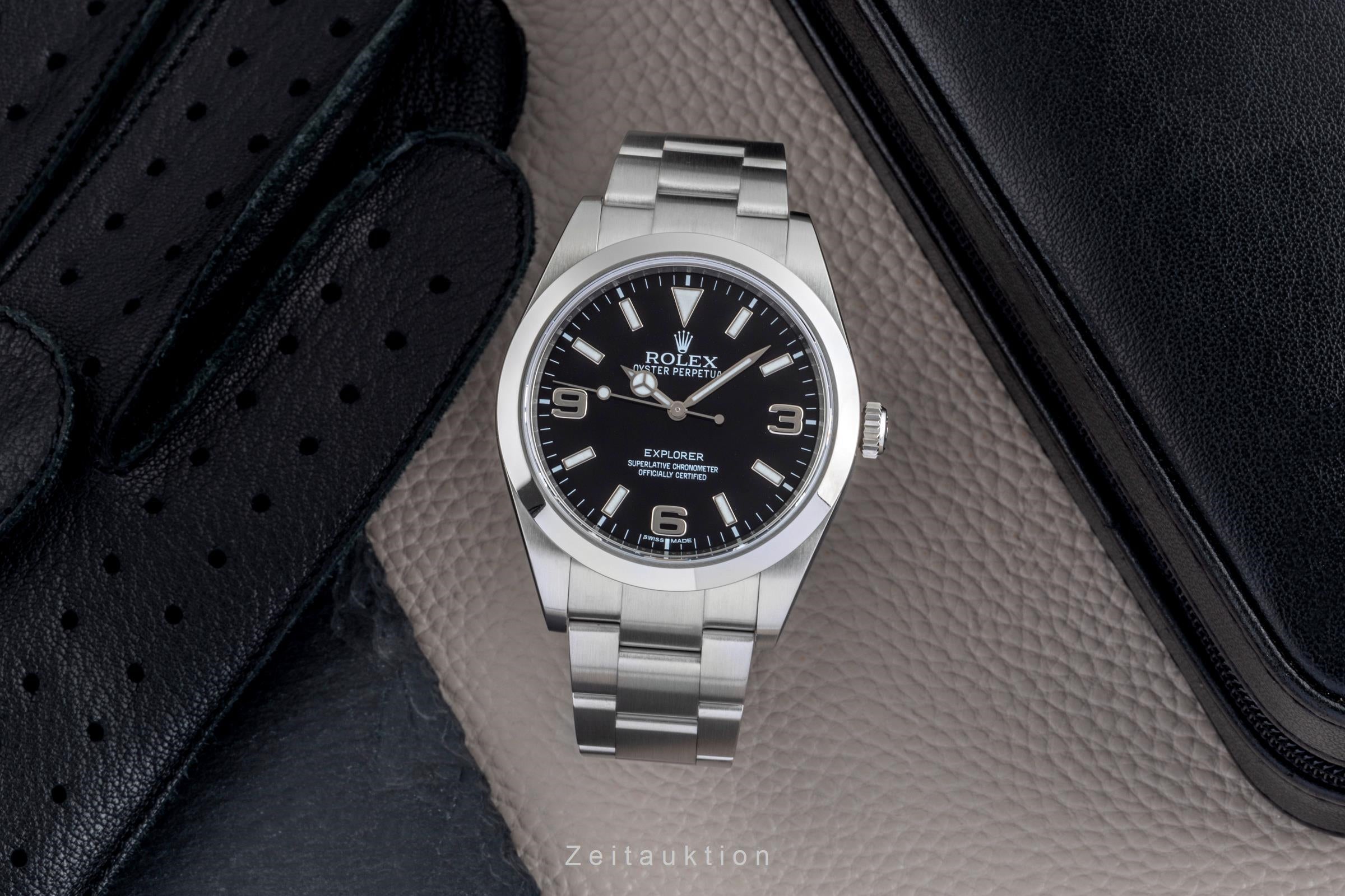 Rolex Explorer steel automatic men's watch 214270  [2507087]