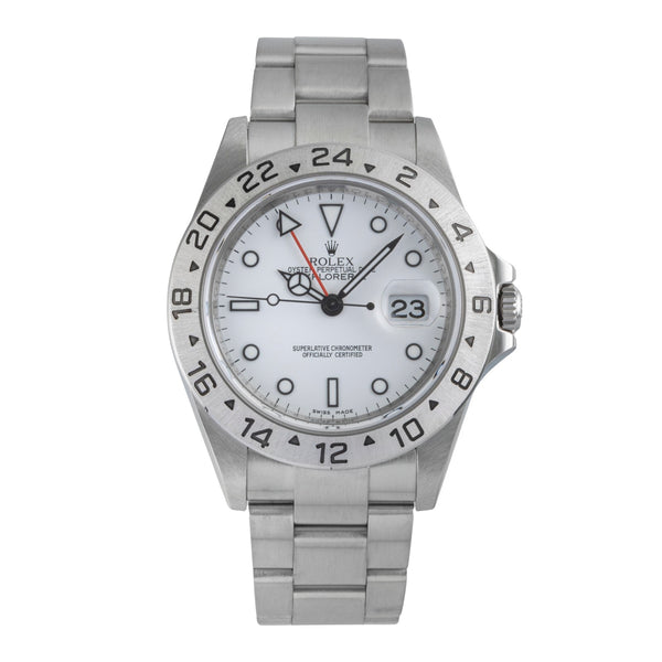 Rolex Explorer II Automatik Edelstahl Datum Herrenuhr Ref. 16570T Box & Papiere  [2507089]