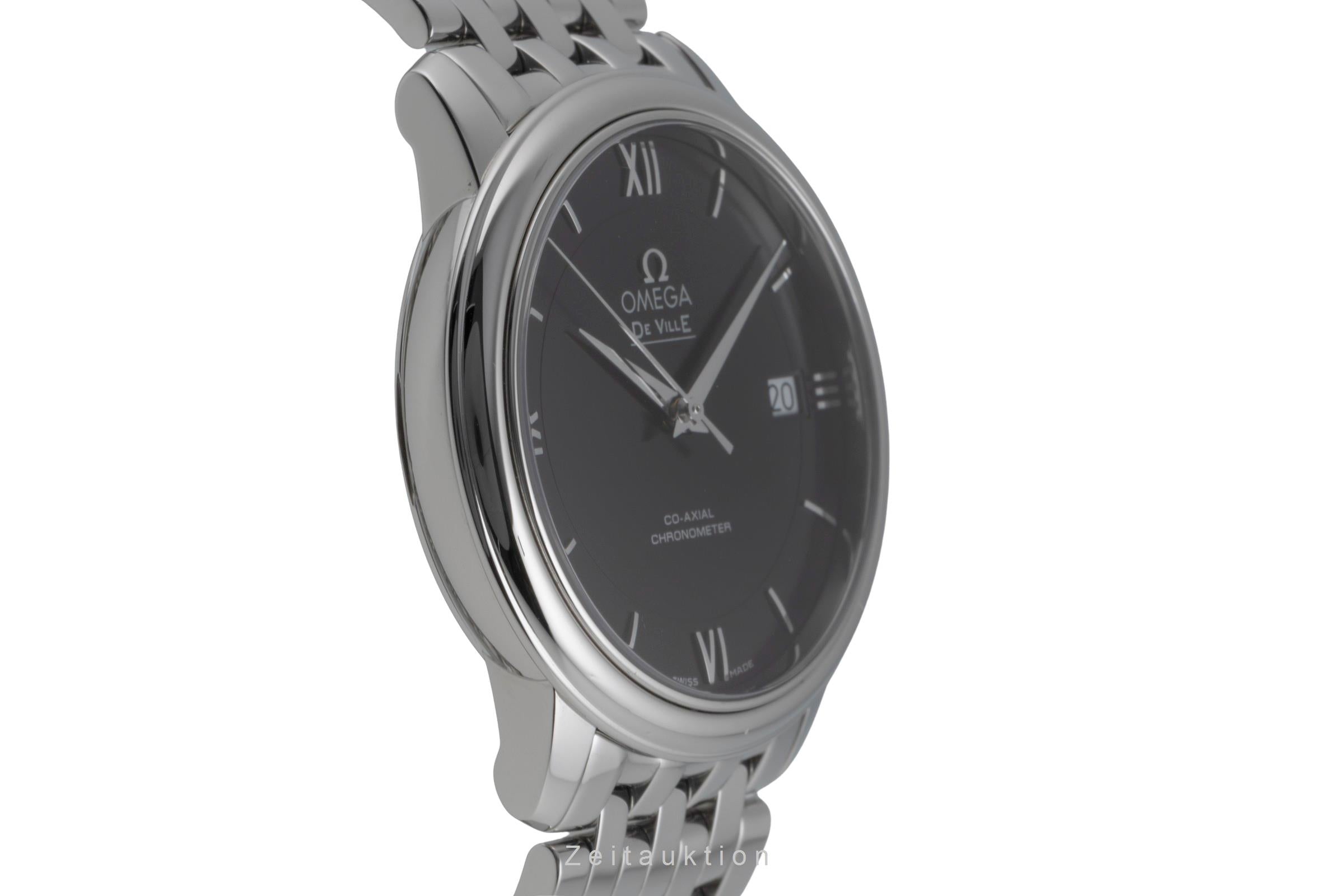 Omega De Ville acier automatique montre pour hommes 424.10.37.20.01.001 LP: 4100EUR  [2507095]