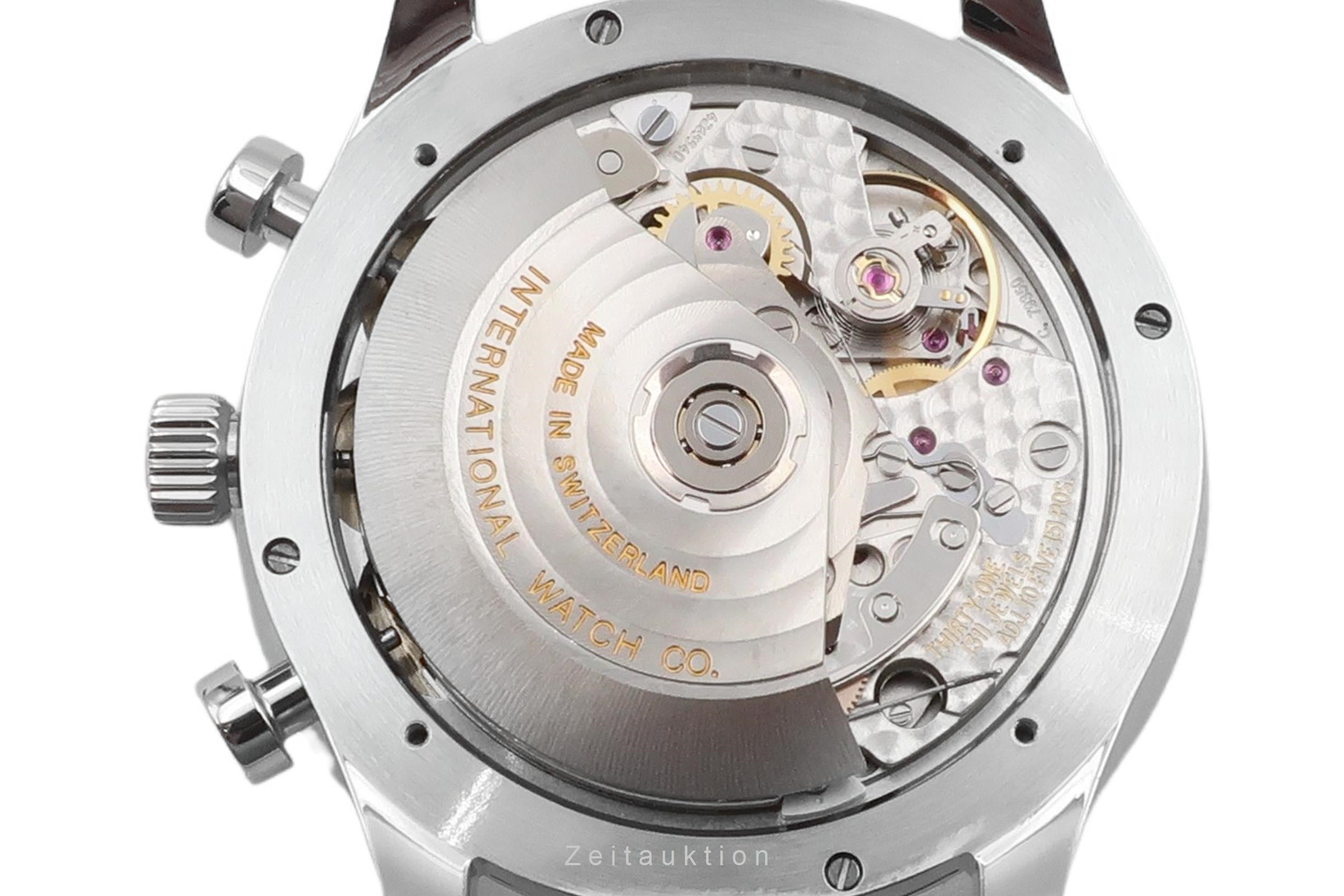 IWC Portugieser chronographe acier automatique montre pour hommes IW371445 LP: 9100EUR  [2507096]