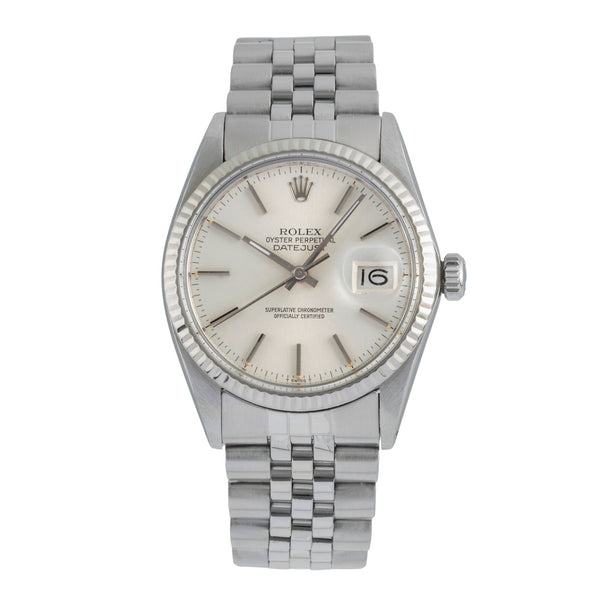 Rolex Datejust Stahl / Weissgold Automatik Herrenuhr Ref. 16014 Klassiker [2507100]