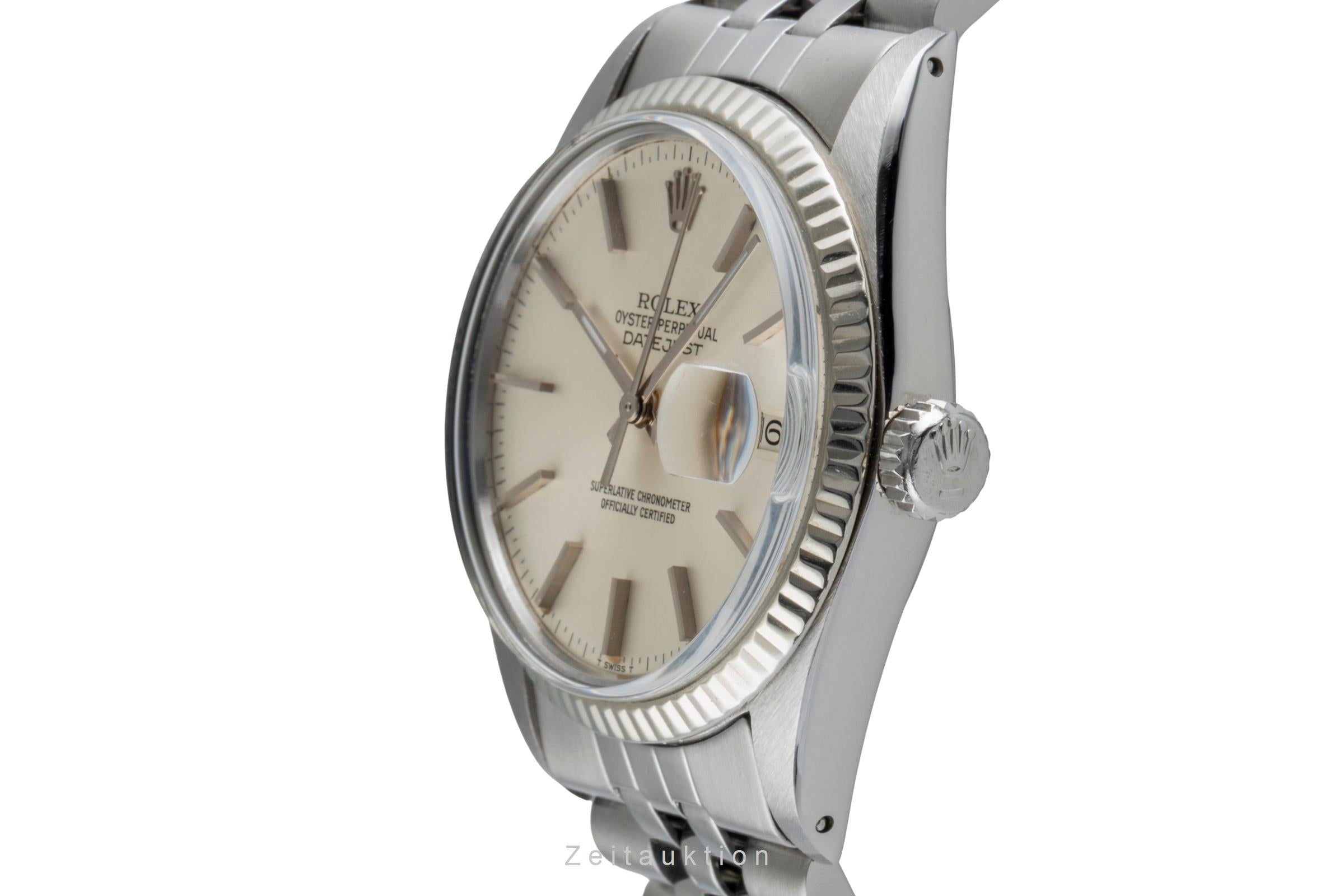 Rolex Datejust Stahl / Weissgold Automatik Herrenuhr Ref. 16014 Klassiker [2507100]