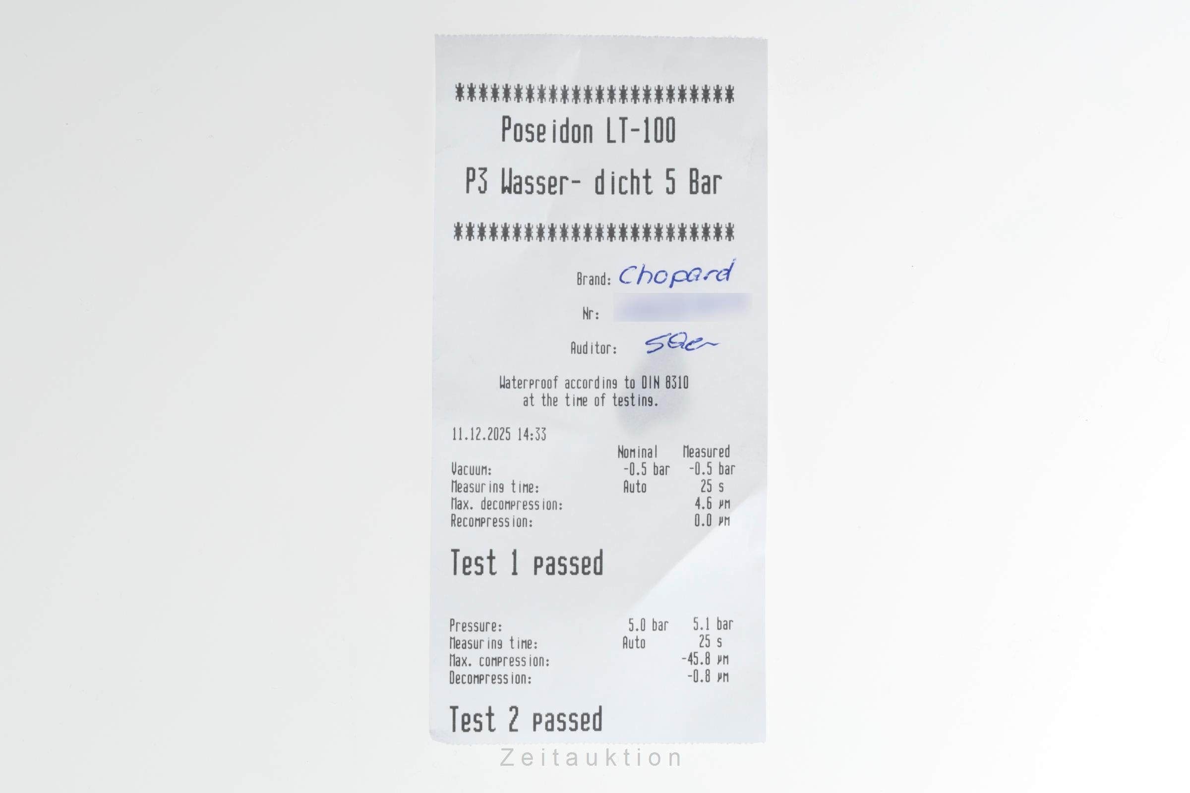 Chopard Mille Miglia Speed Black 2 Chronograph Stahl Automatik Ref. 168992-3004  [2507101]