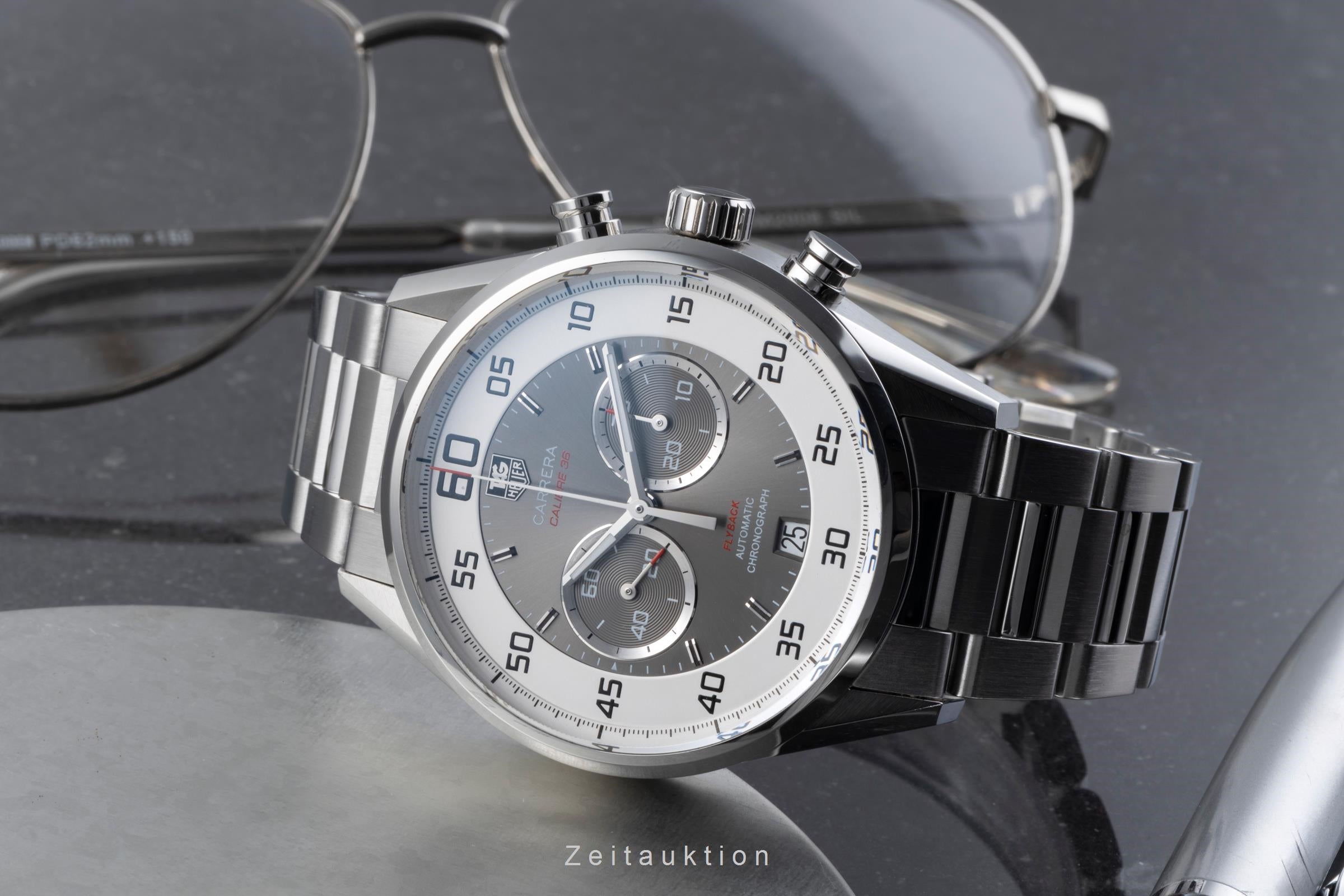 Tag Heuer Carrera Chronograph Automatik Stahl Ref. CAR2B11.BA0799 B&P 2018 [2507102]