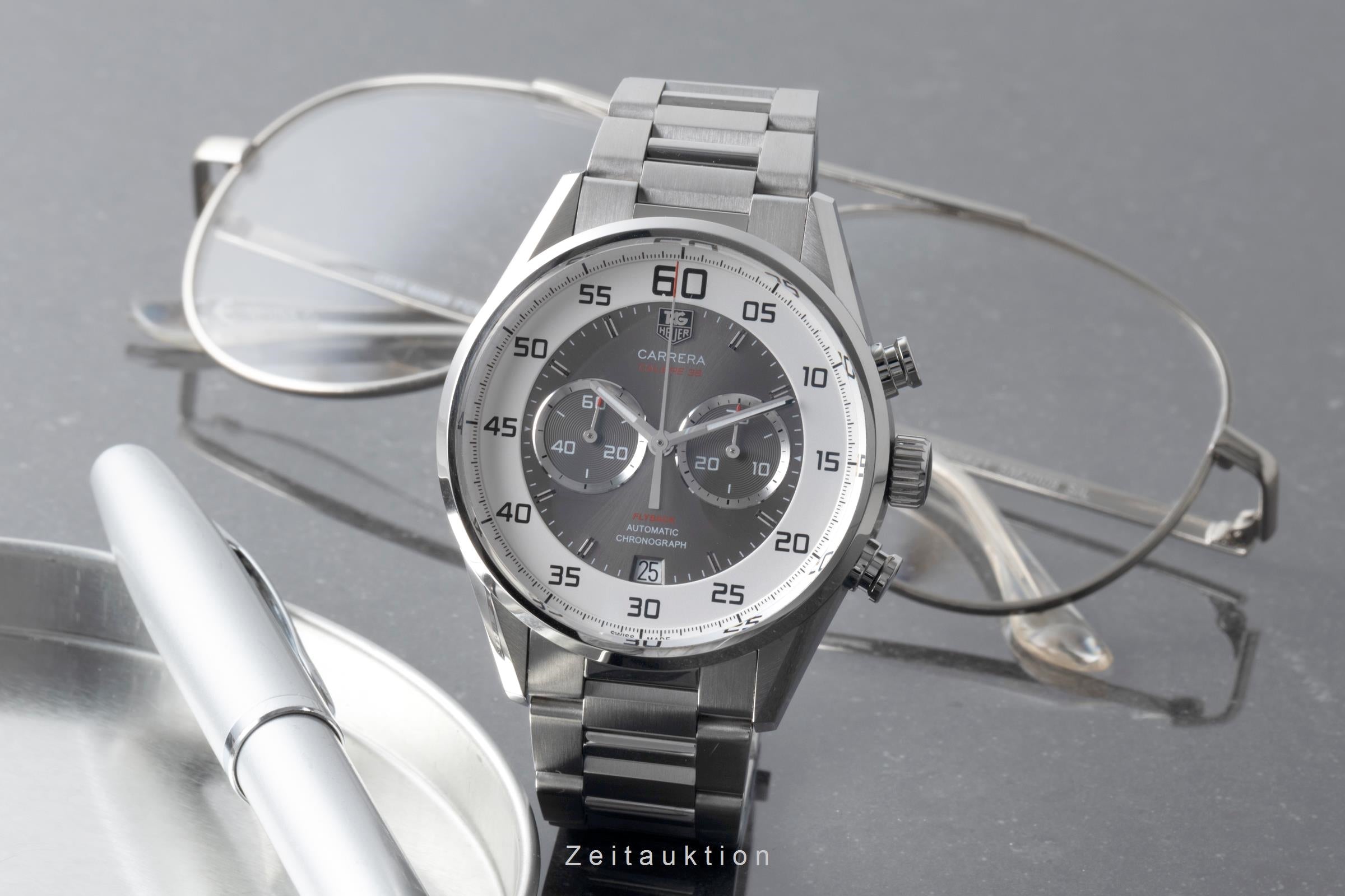 Tag Heuer Carrera Chronograph Automatik Stahl Ref. CAR2B11.BA0799 B&P 2018 [2507102]