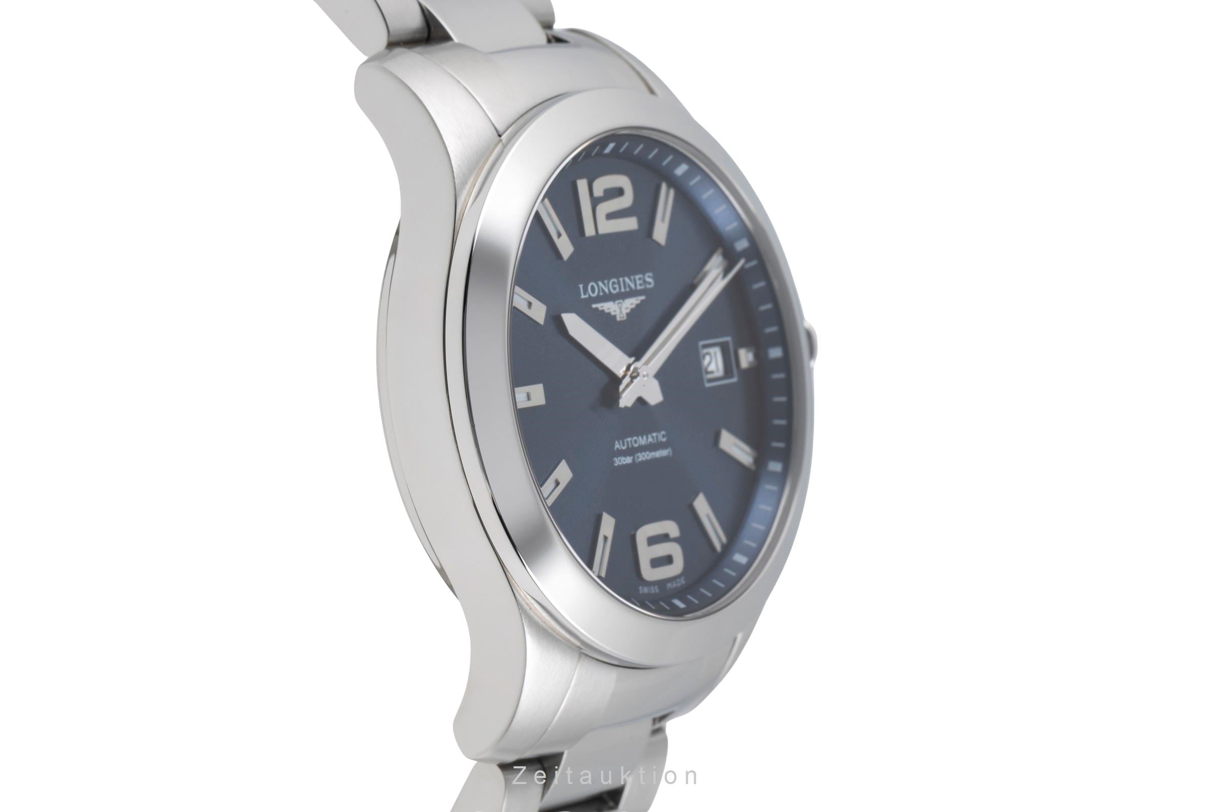 Longines Conquest acciaio automatismo orologio da uomo L3.676.4.99.6 LP: 2250EUR  [2507103]