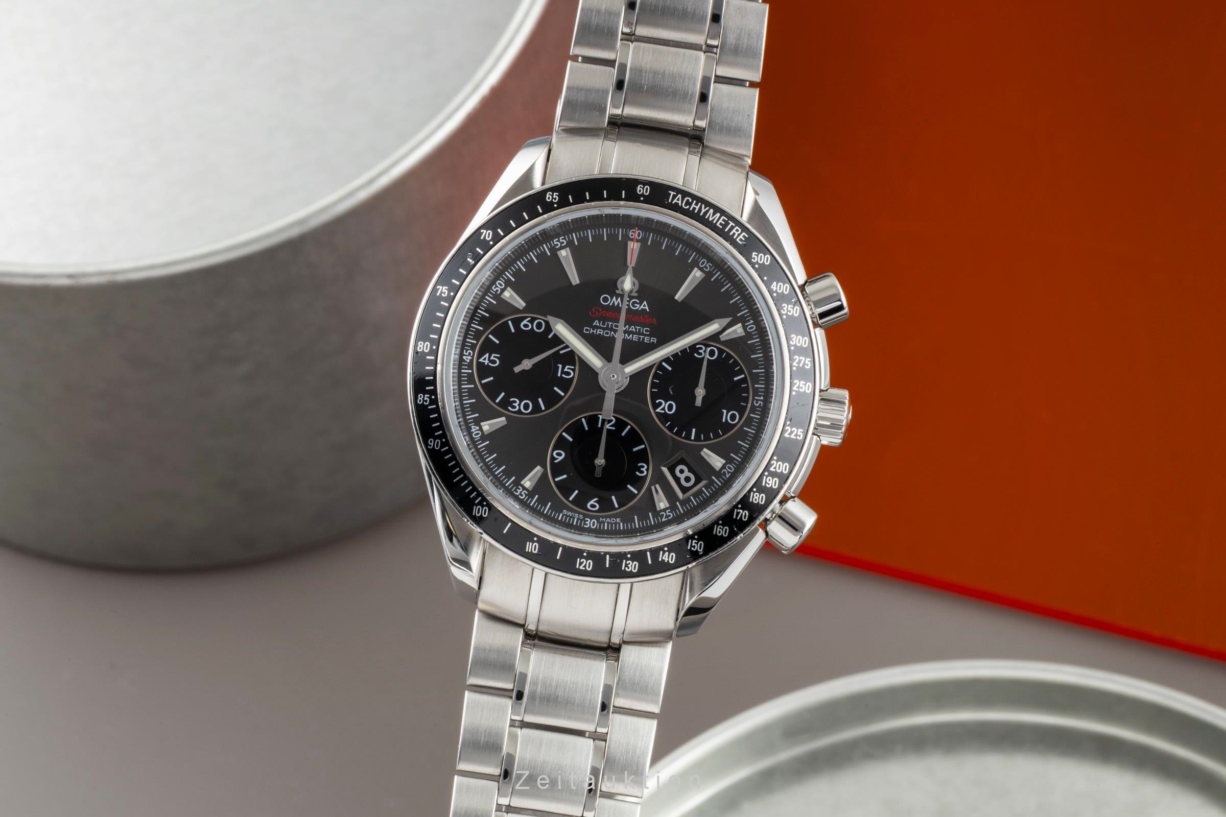 Omega Speedmaster chronograph steel automatic men's watch 323.30.40.40.06.001 LP: 6100EUR  [2507110]