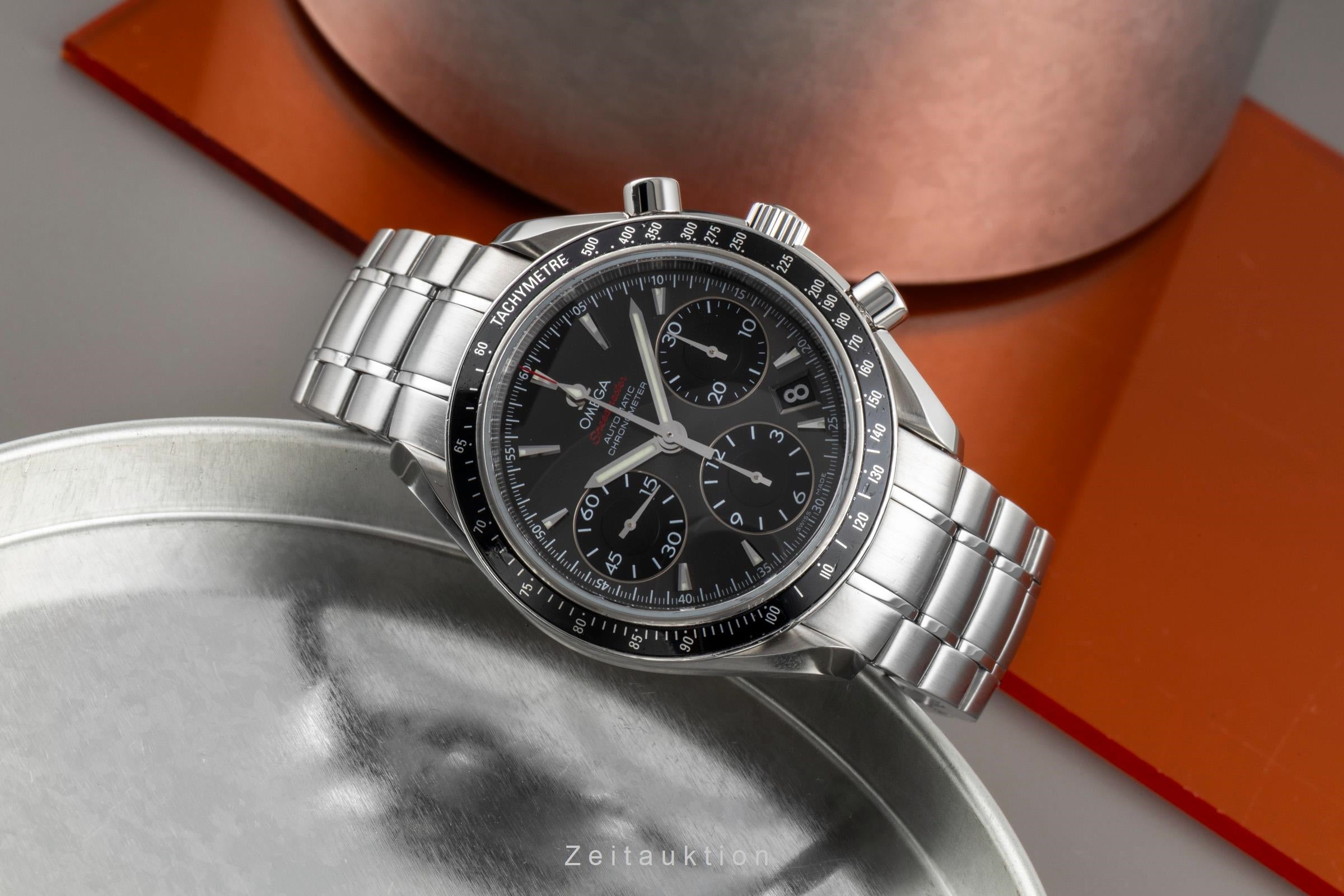 Omega Speedmaster chronograph steel automatic men's watch 323.30.40.40.06.001 LP: 6100EUR  [2507110]