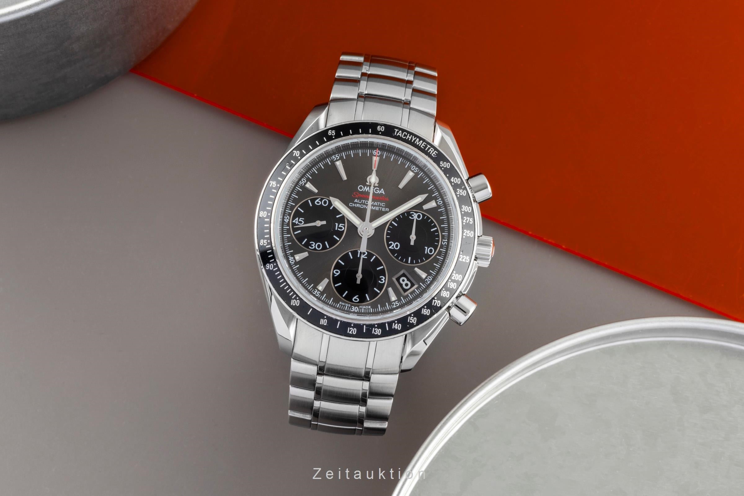 Omega Speedmaster chronograph steel automatic men's watch 323.30.40.40.06.001 LP: 6100EUR  [2507110]