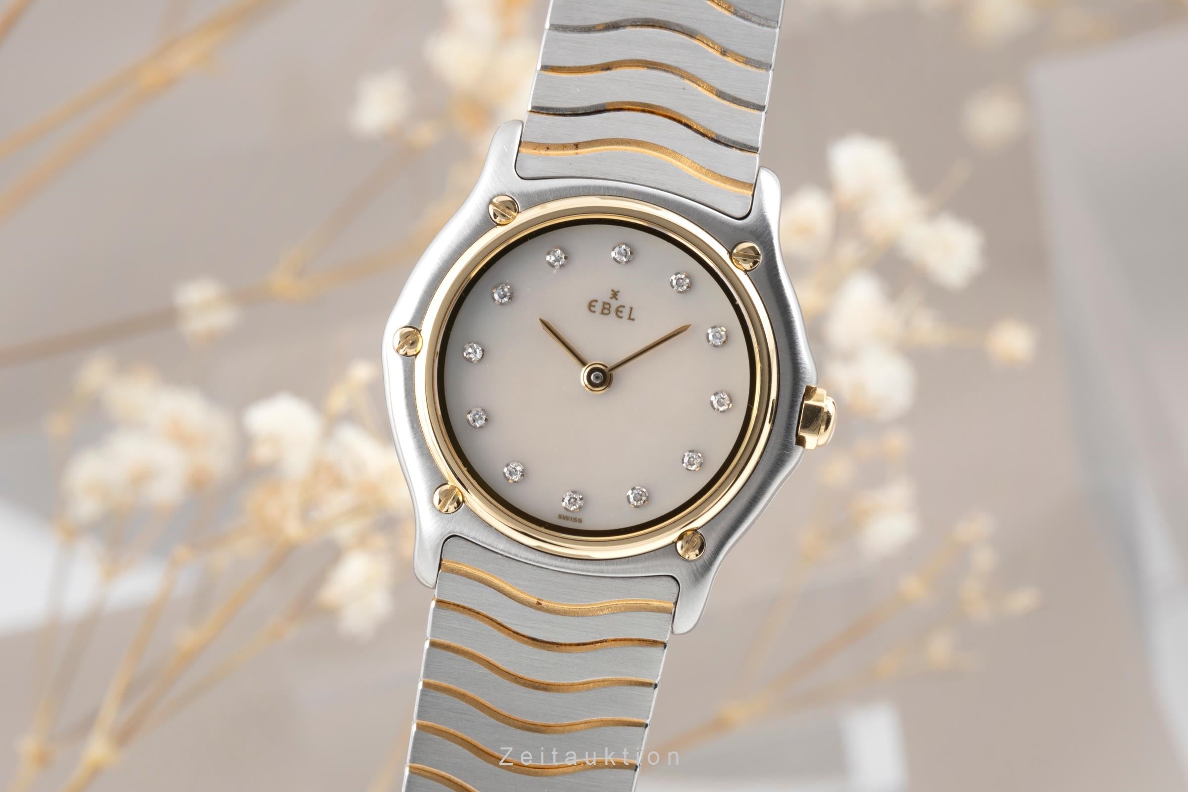 Ebel Classic Wave acero / oro cuarzo reloj para damas  E1090121  [2507112]