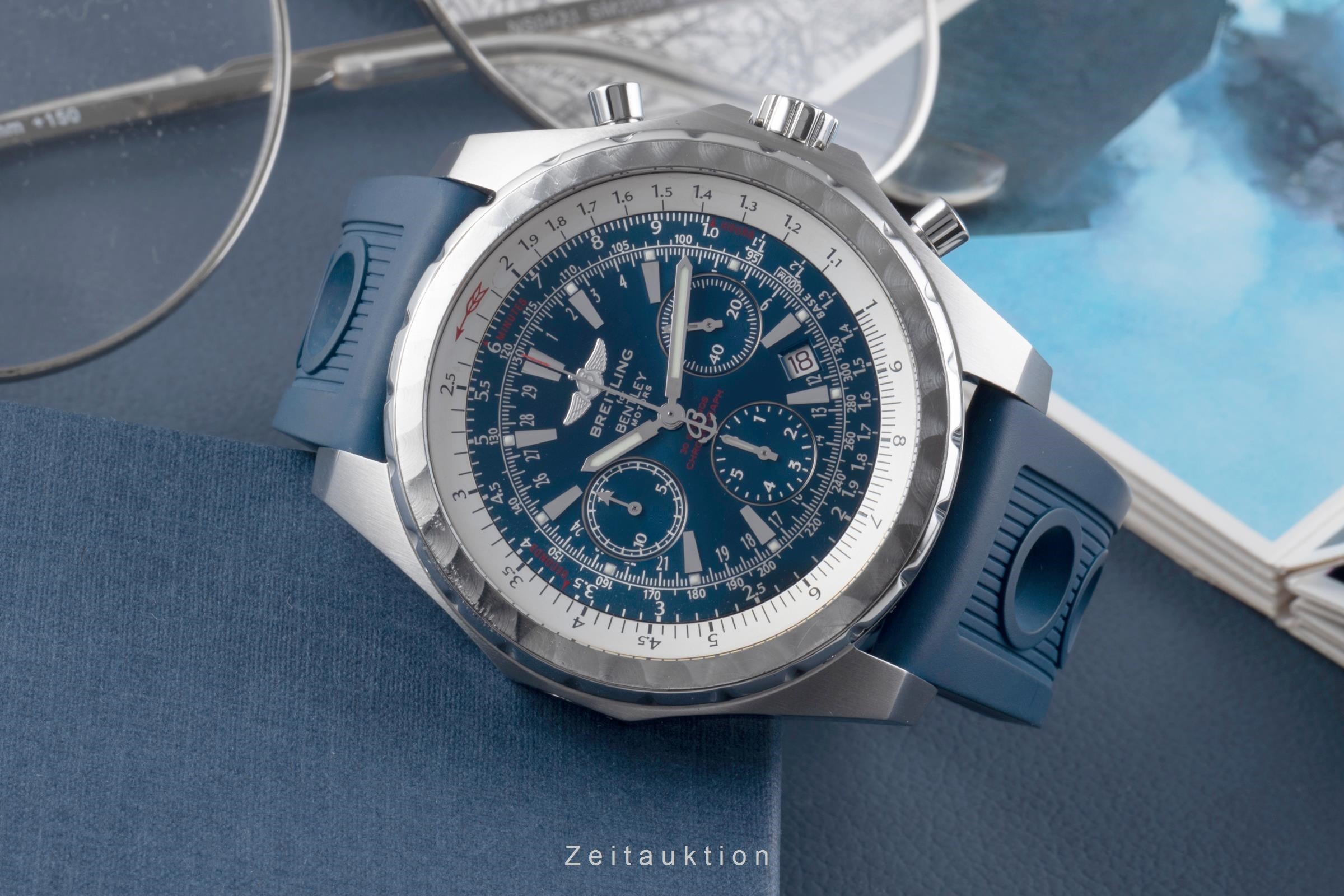 Breitling Bentley Motors Chronograph Stahl Automatik Kal B25 Ref breitling-bentley-motors-chronograph-stahl-automatik-kal-b25-ref