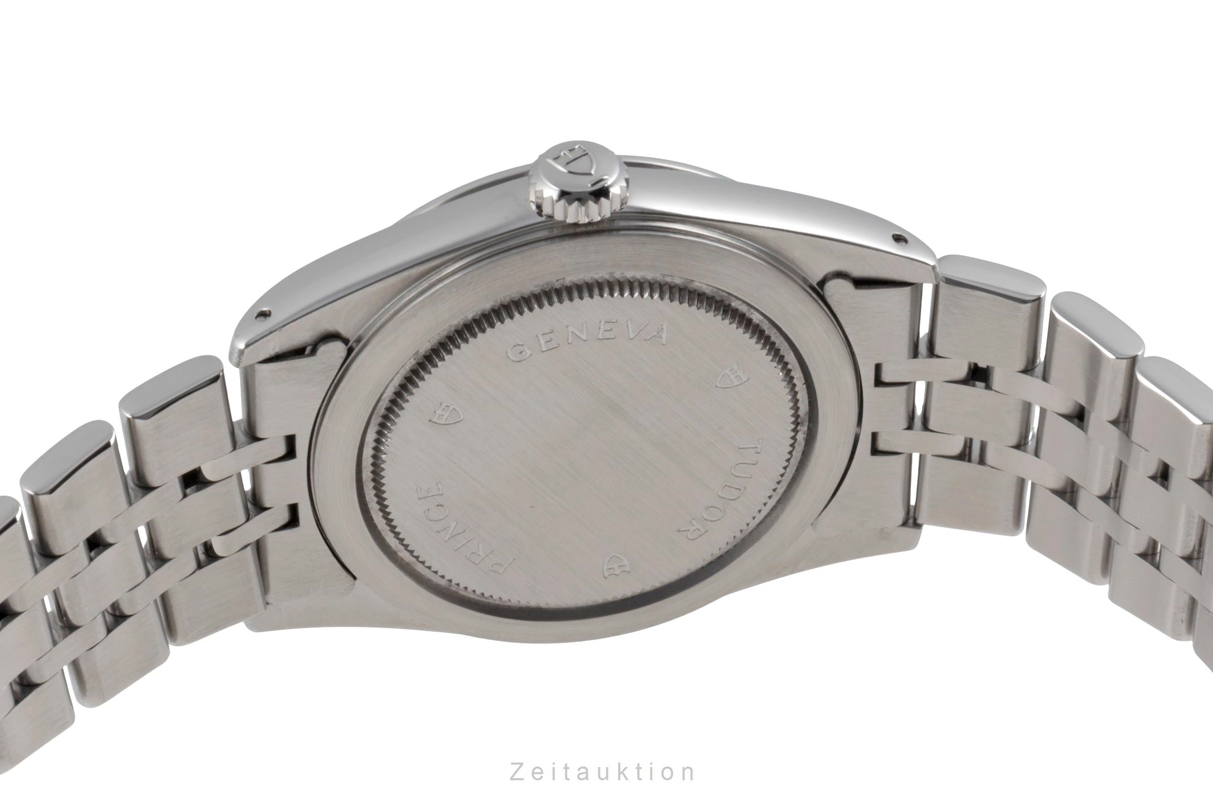 Tudor Prince Date Day Linen Dial Edelstahl Automatik Herren Ref. 76200 [2507120]