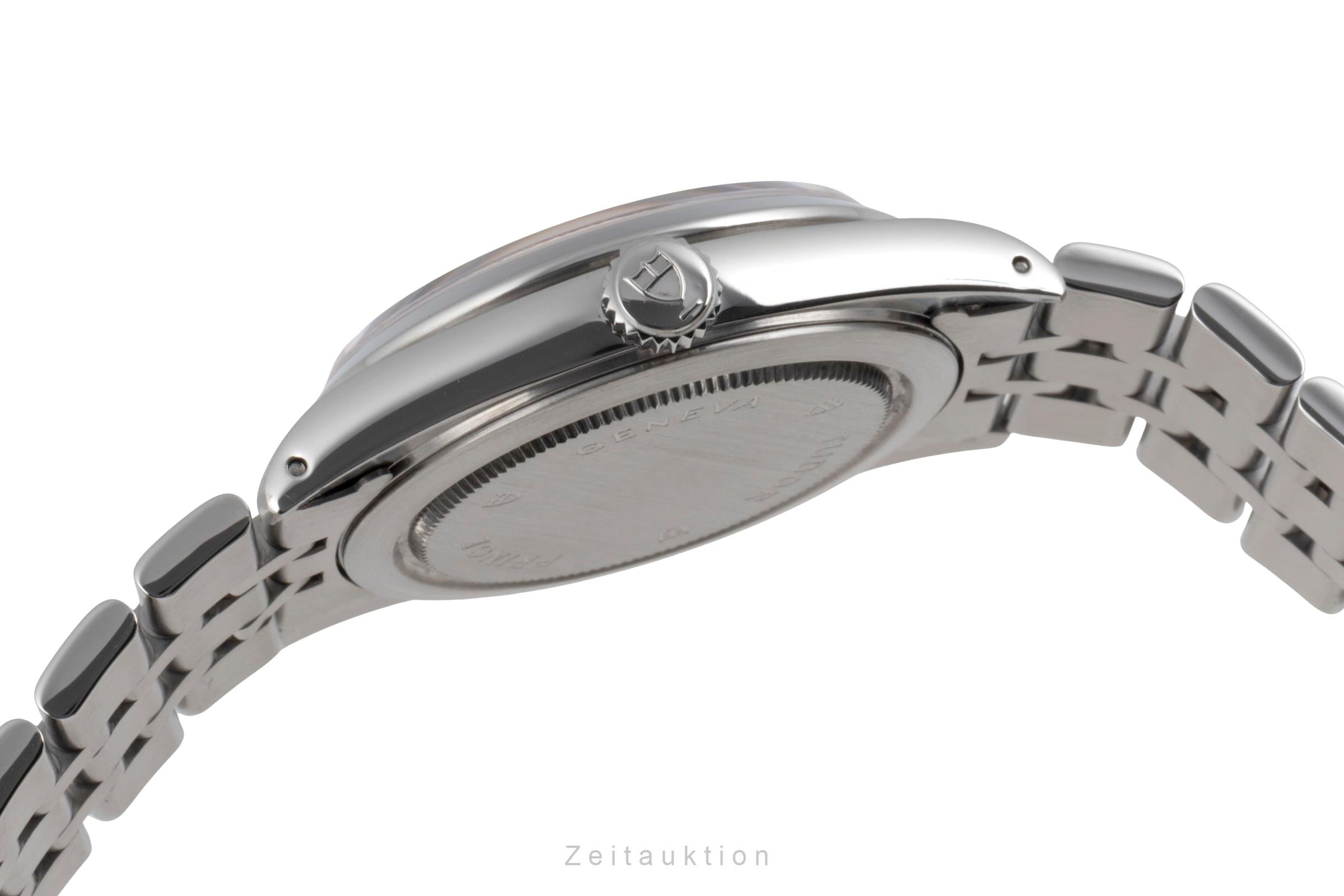 Tudor Prince Date Day Linen Dial Edelstahl Automatik Herren Ref. 76200 [2507120]