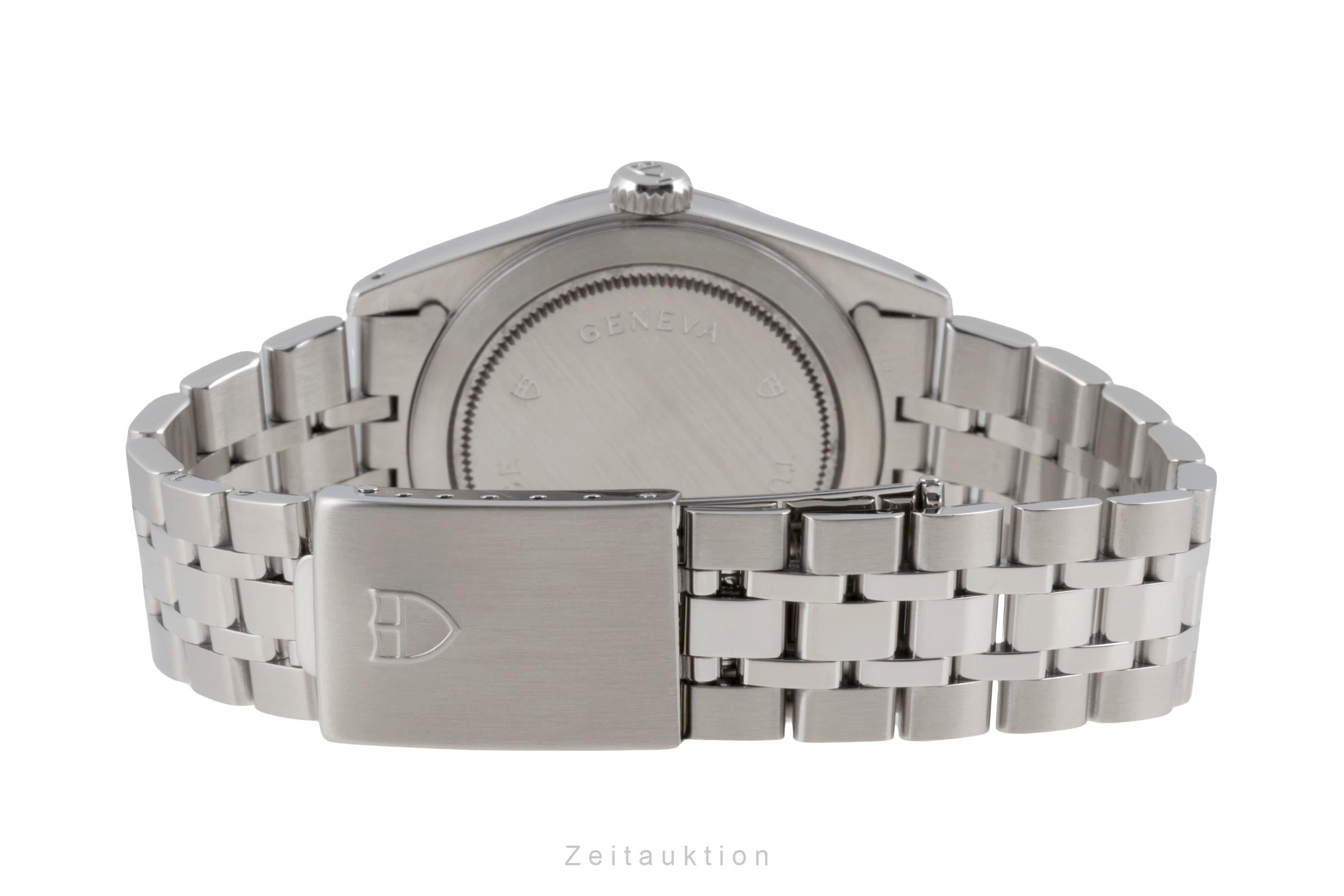 Tudor Prince Date Day Linen Dial Edelstahl Automatik Herren Ref. 76200 [2507120]