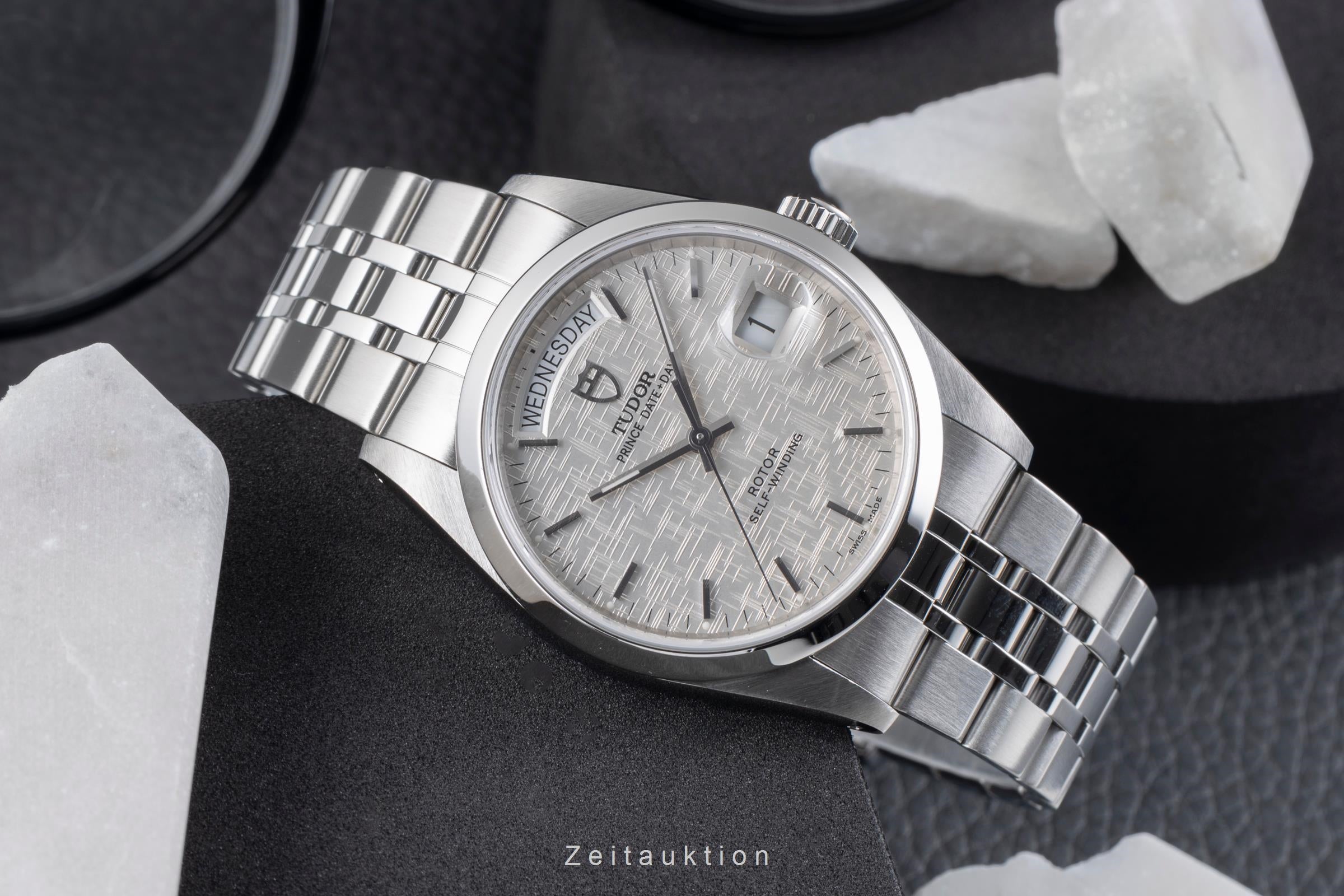 Tudor Date-Day steel automatic men's watch 76200  [2507121]