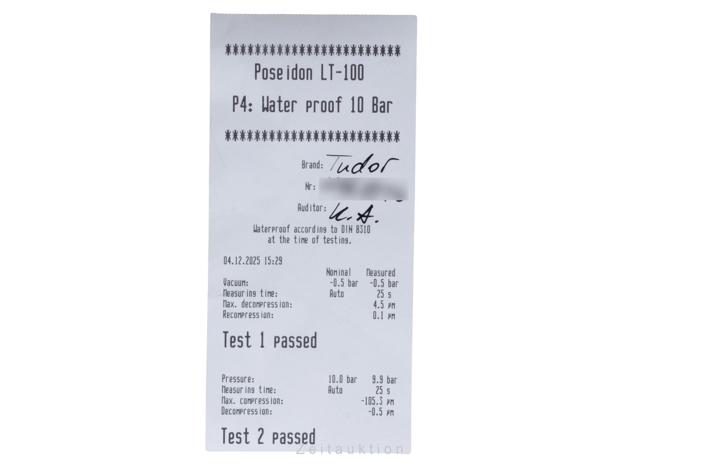 Tudor Date-Day steel automatic men's watch 76200  [2507121]