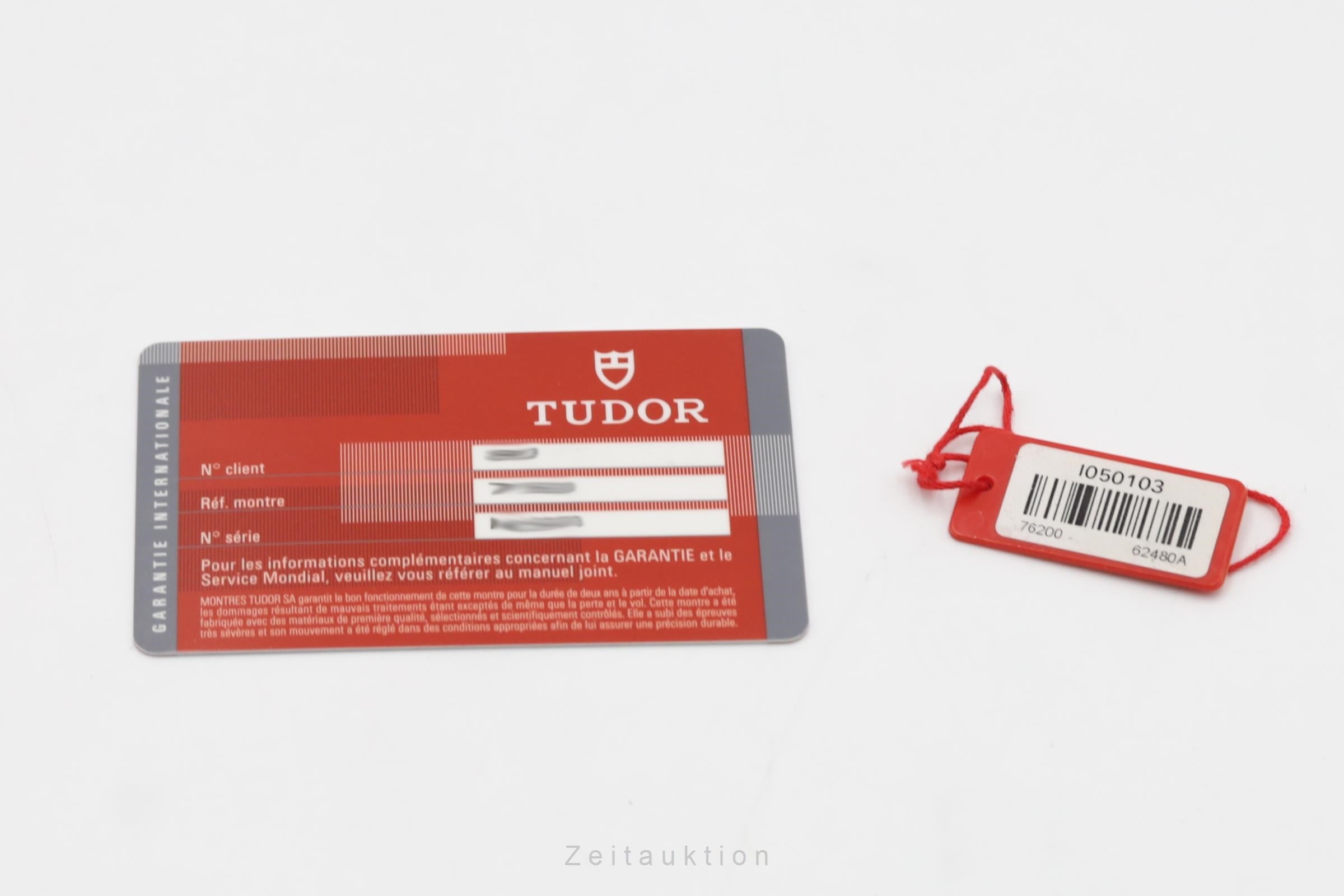 Tudor Prince Date Day Black Dial Edelstahl Automatik Herren Ref. 76200 Papiere  [2507122]