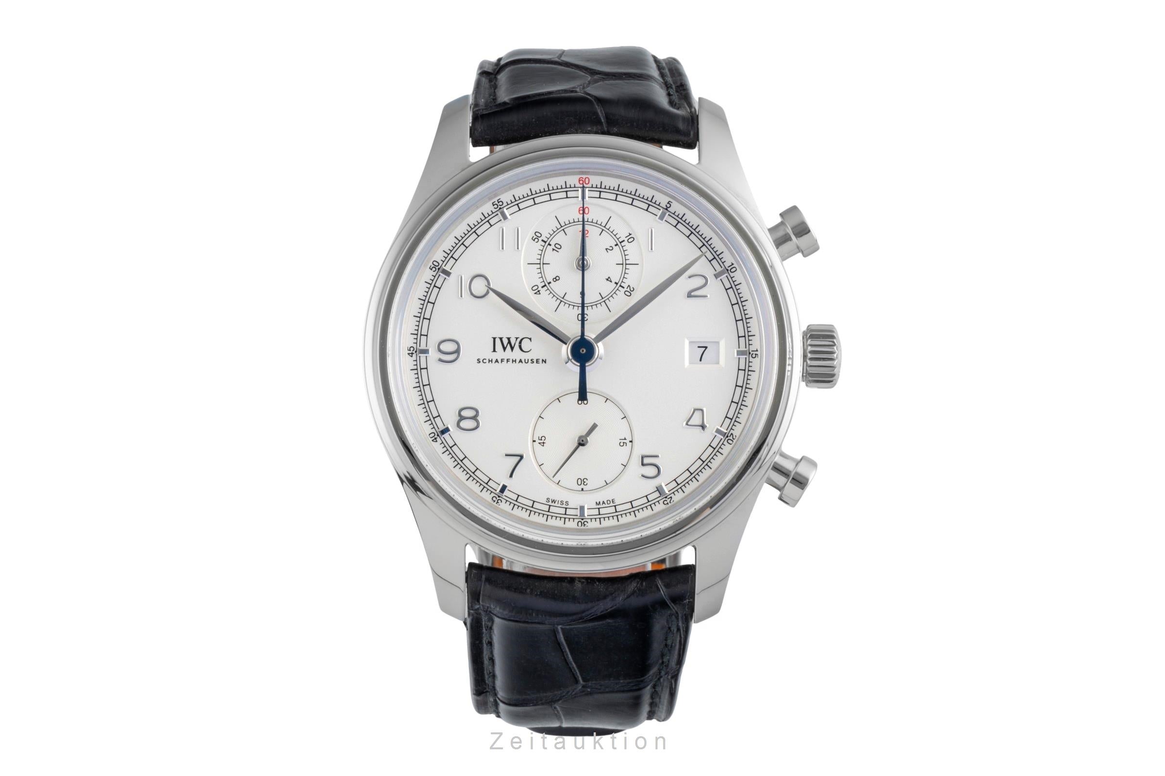 IWC Portugieser cronografo acciaio automatismo orologio da uomo IW390403  [2507124]