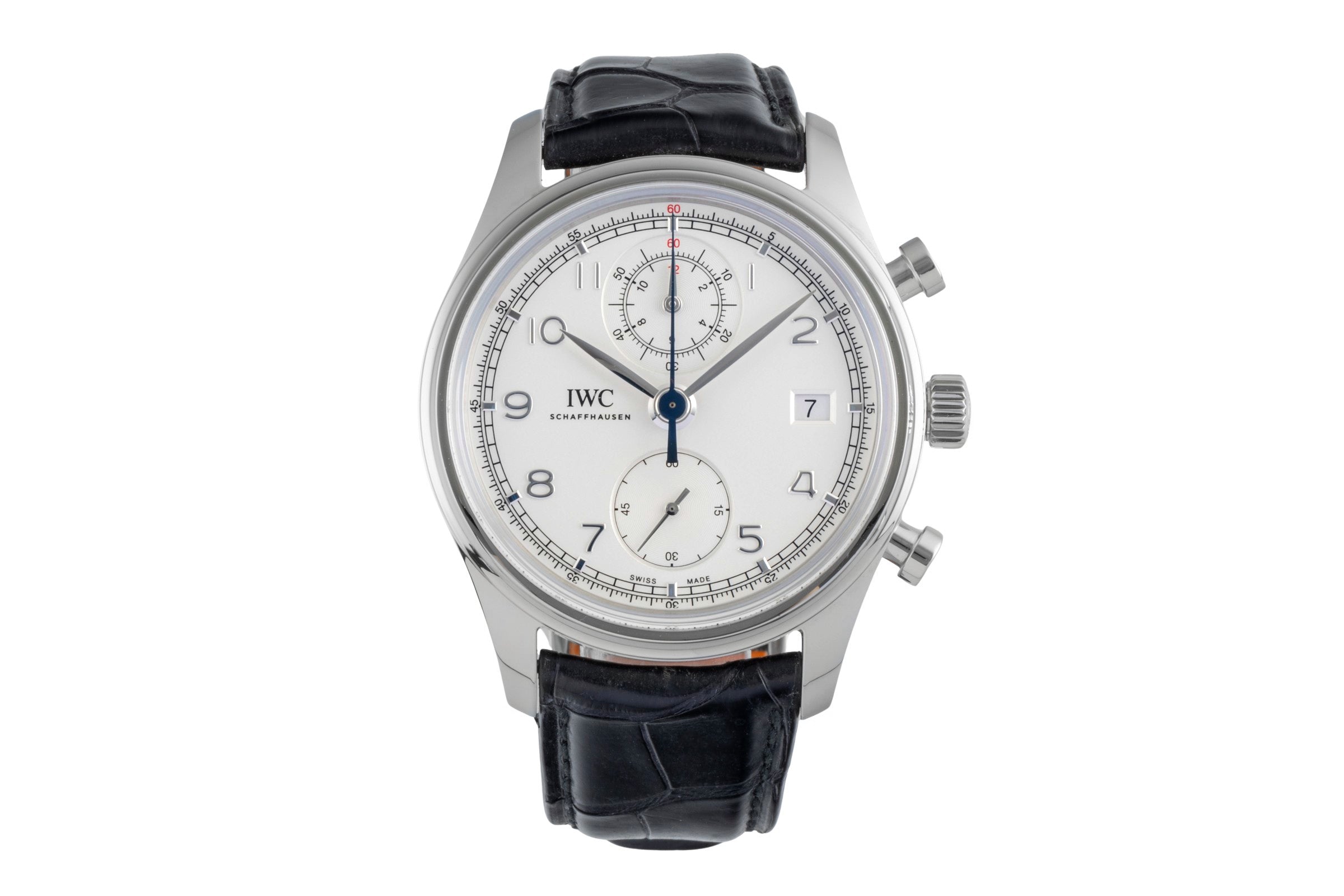 IWC Portugieser cronografo acciaio automatismo orologio da uomo IW390403  [2507124]
