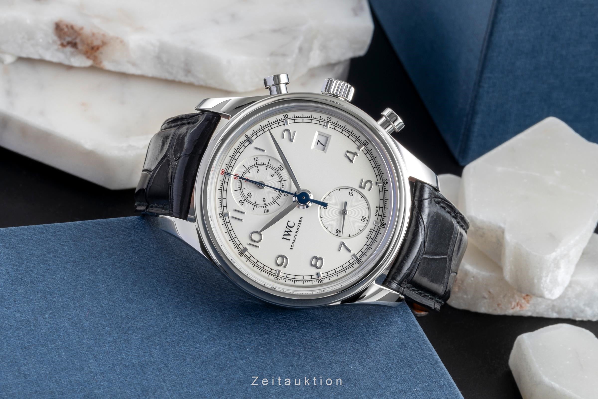 IWC Portugieser cronografo acciaio automatismo orologio da uomo IW390403  [2507124]